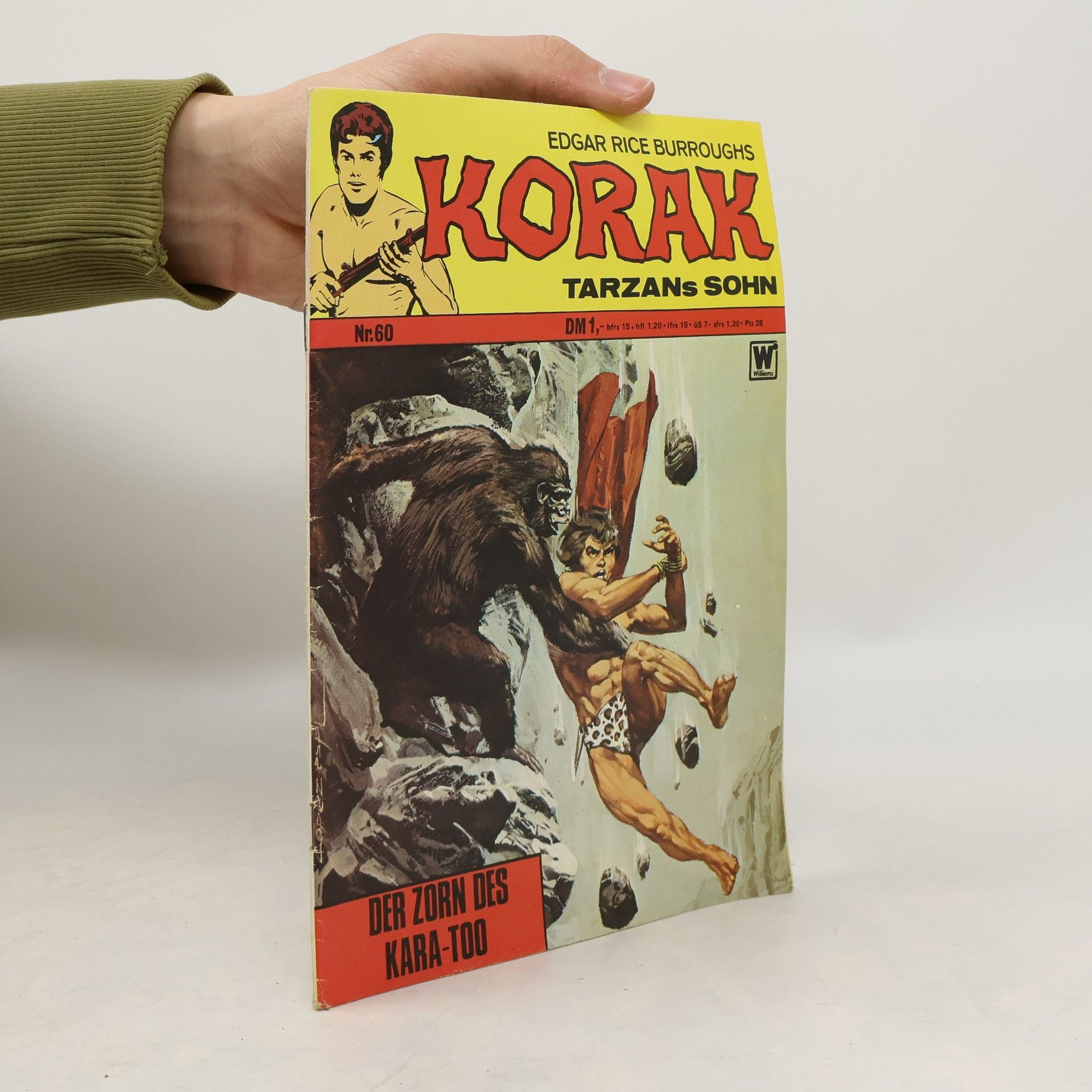 Edgar Rice Burroughs Korak 60. Der Zorn des Kara-Too