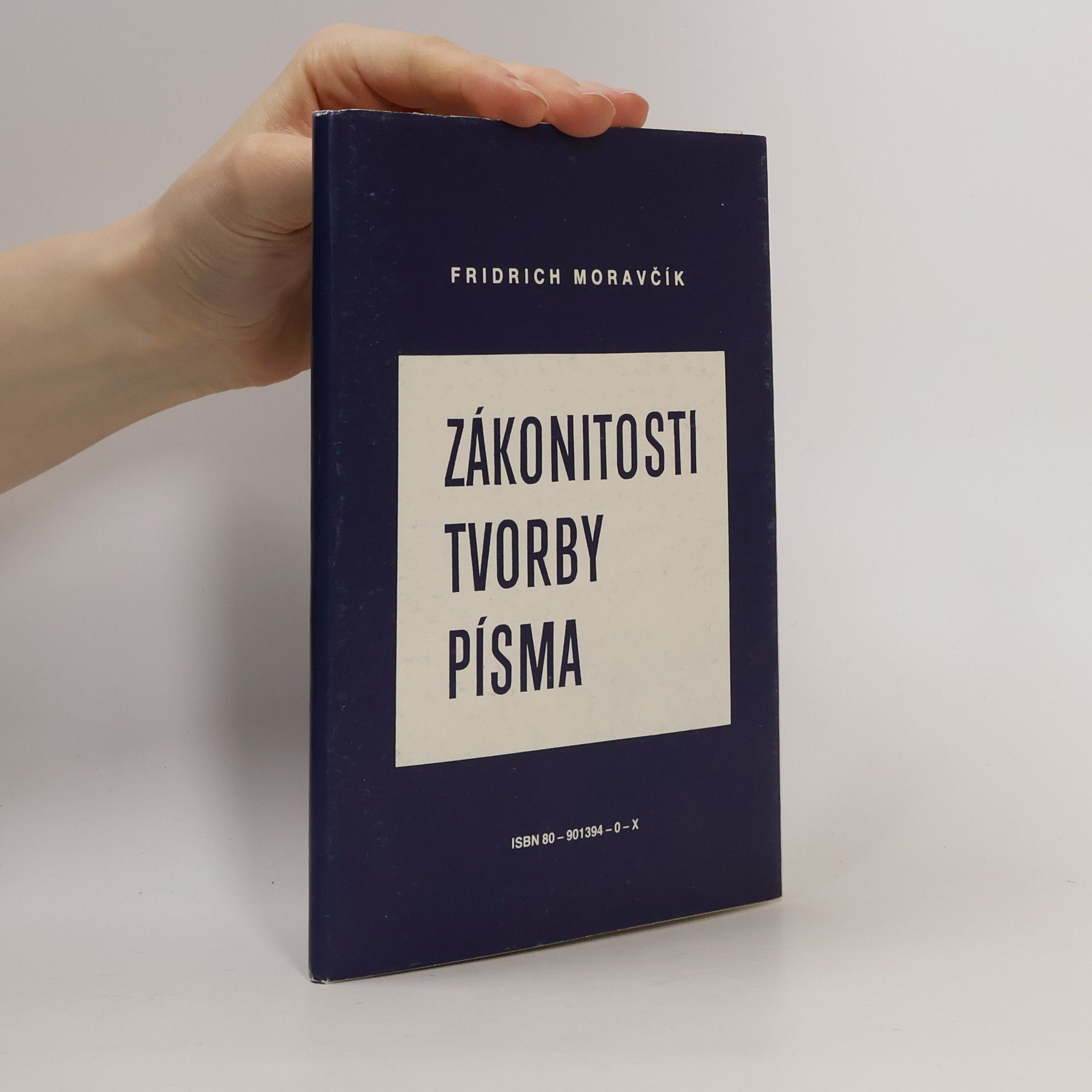 Fridrich Moravčík Zákonitosti tvorby písma