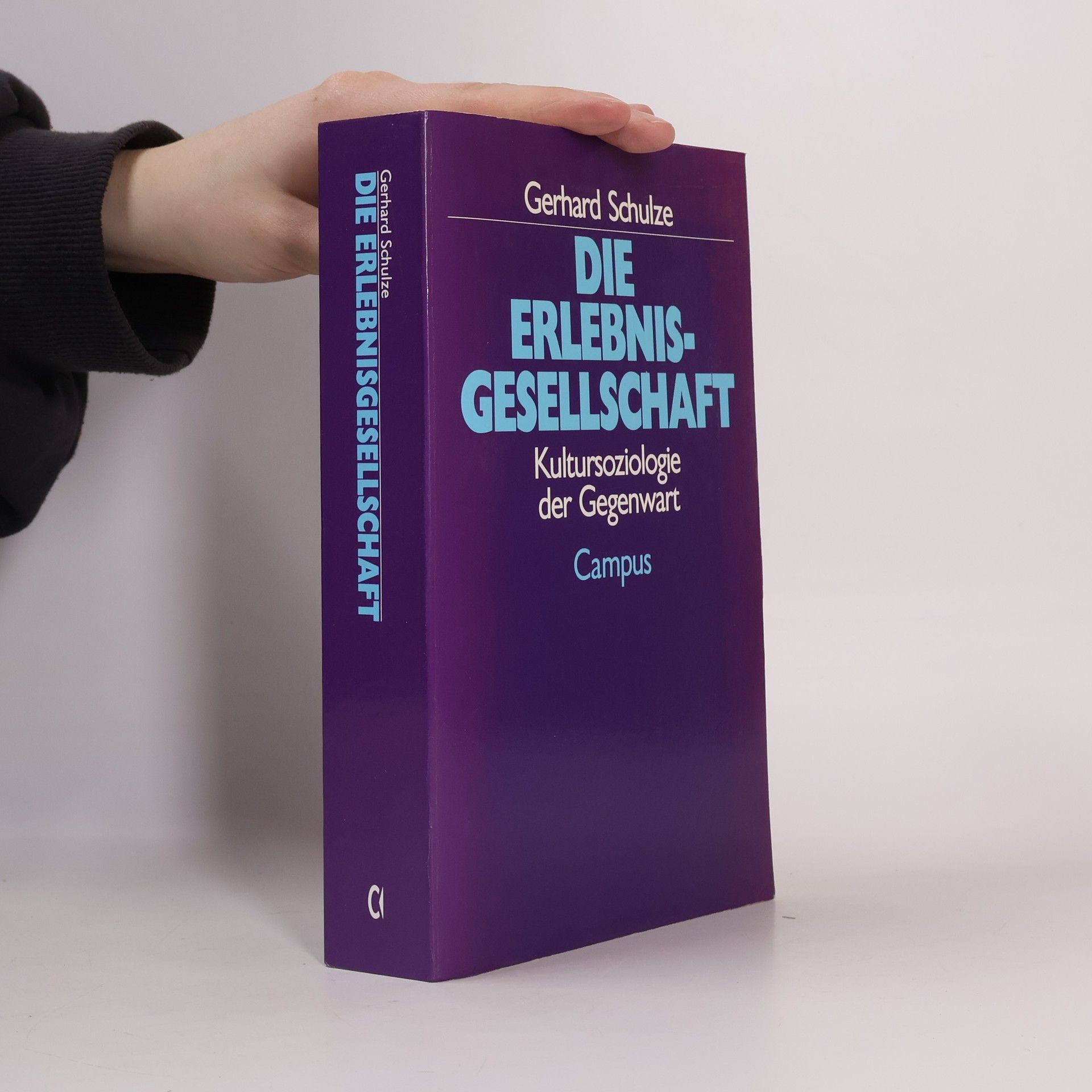 Gerhard Schulze Die Erlebnisgesellschaft