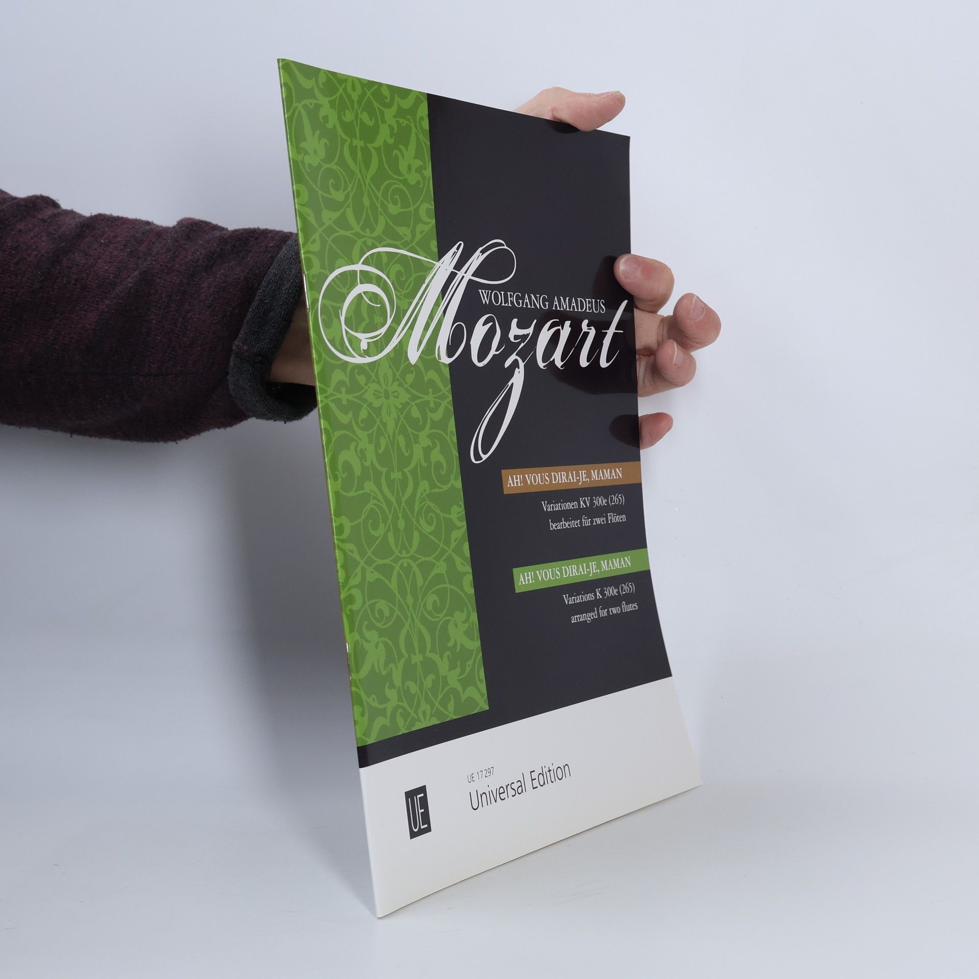 Wolfgang Amadeus Mozart Variationen über das französische Lied "Ah! vous dirai-je, Maman": KV 300e (265). 2 Flöten. Spielpartitur.