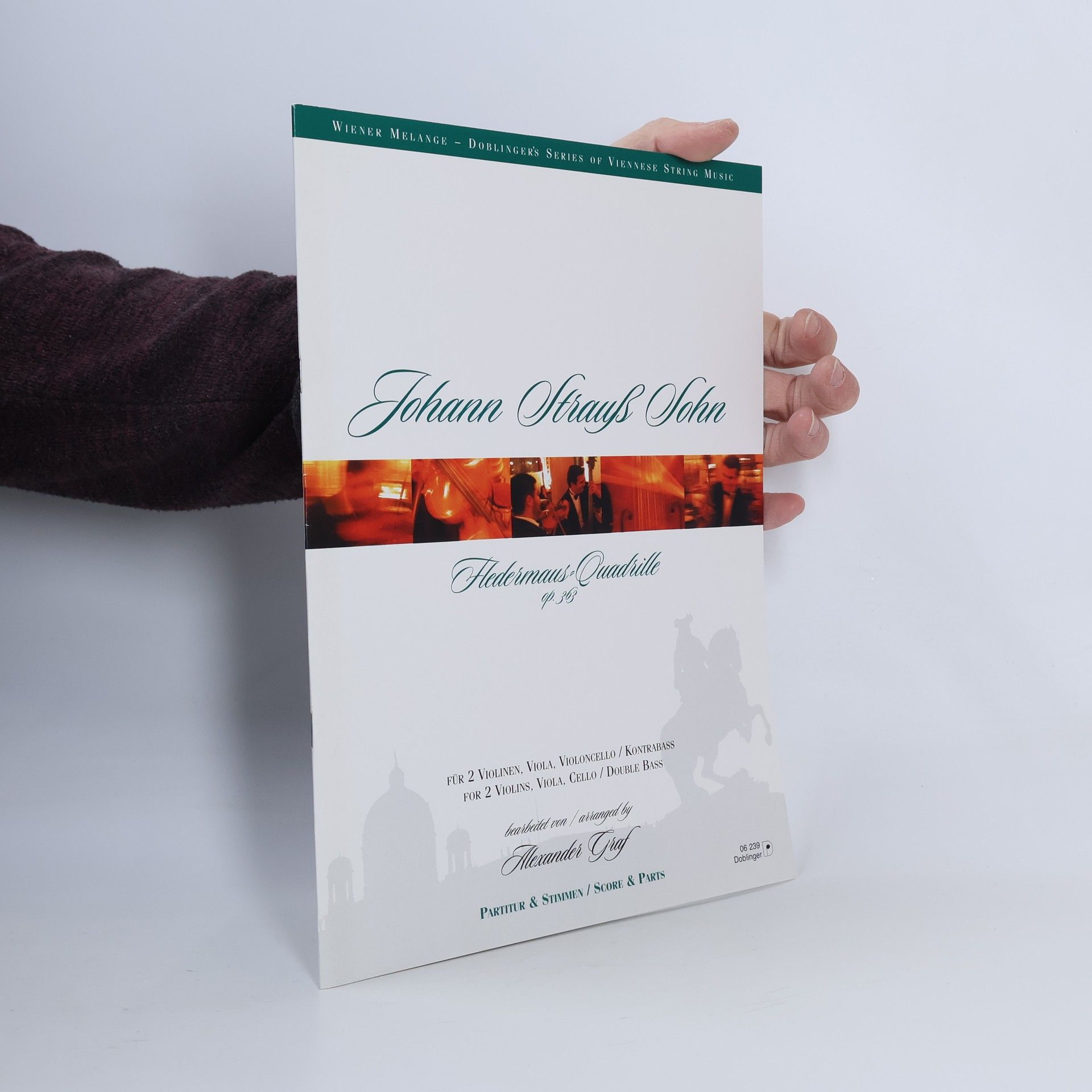 Johann Strauss II Fledermaus Quadrille Op. 363 Musique d'Ensemble-Partition+Parties Séparées