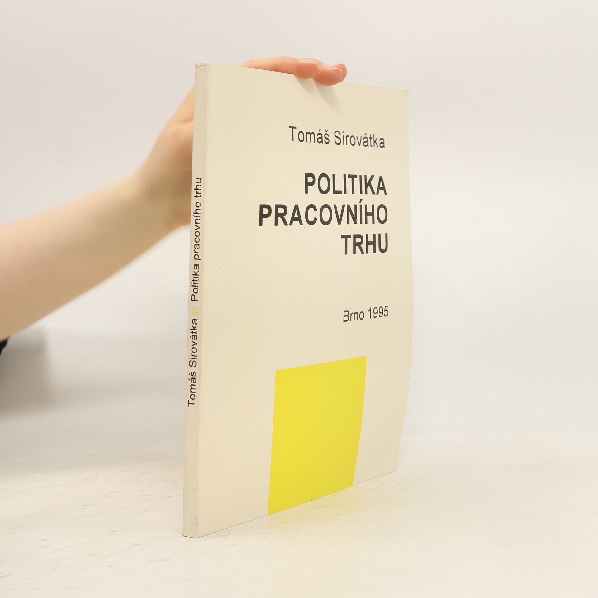 Tomáš Sirovátka Politika pracovního trhu