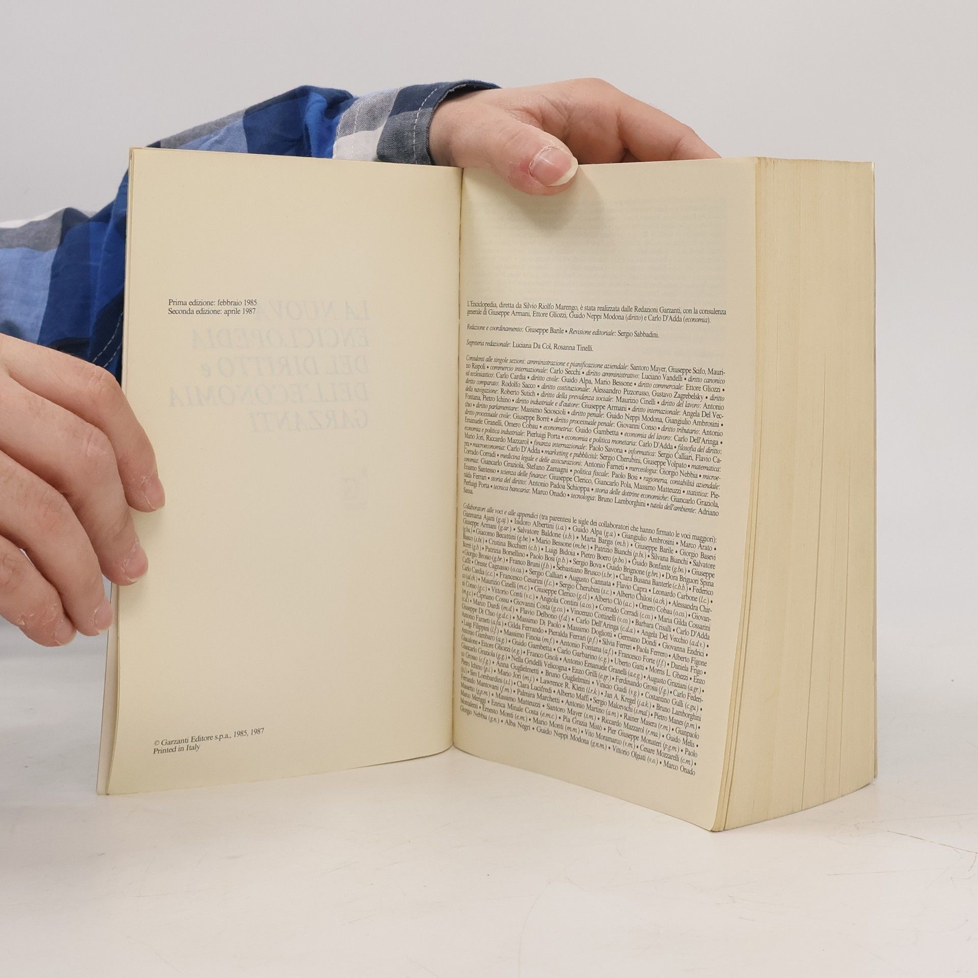 Silvio Riolfo Marengo La nuova enciclopedia del diritto e dell'economia Garzanti
