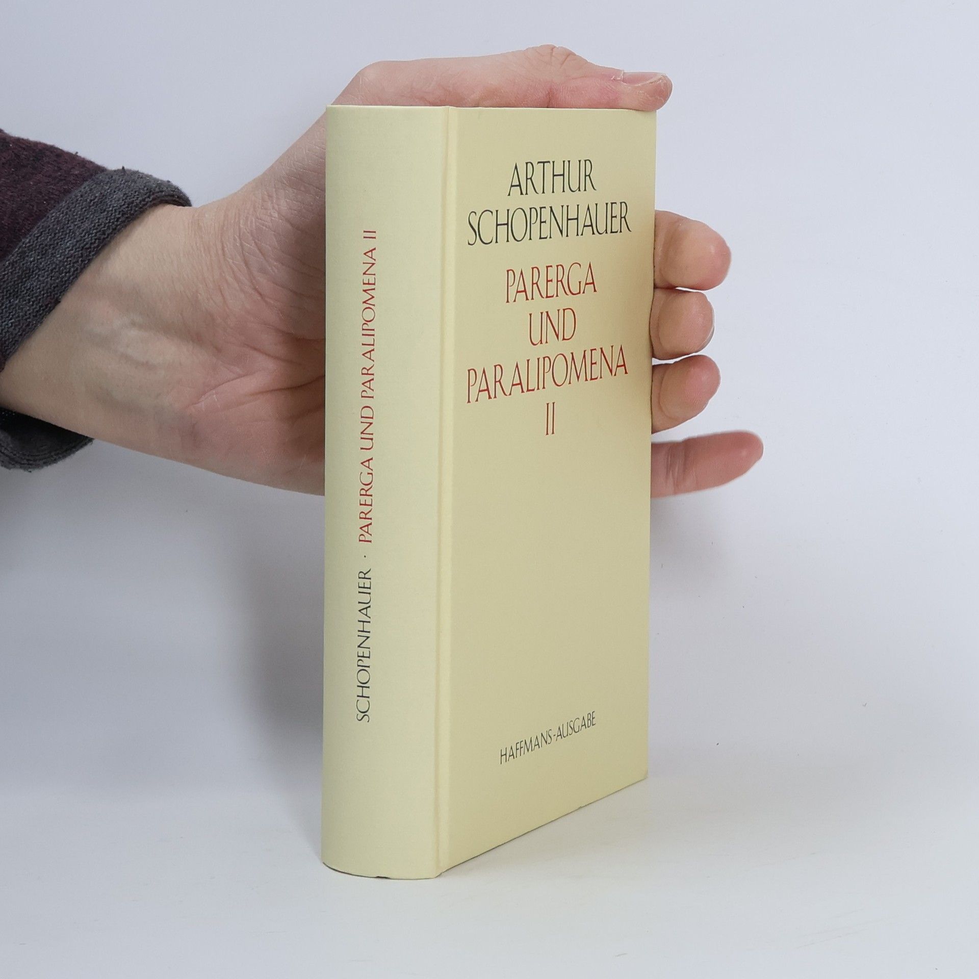 Arthur Schopenhauer Parerga und Paralipomena