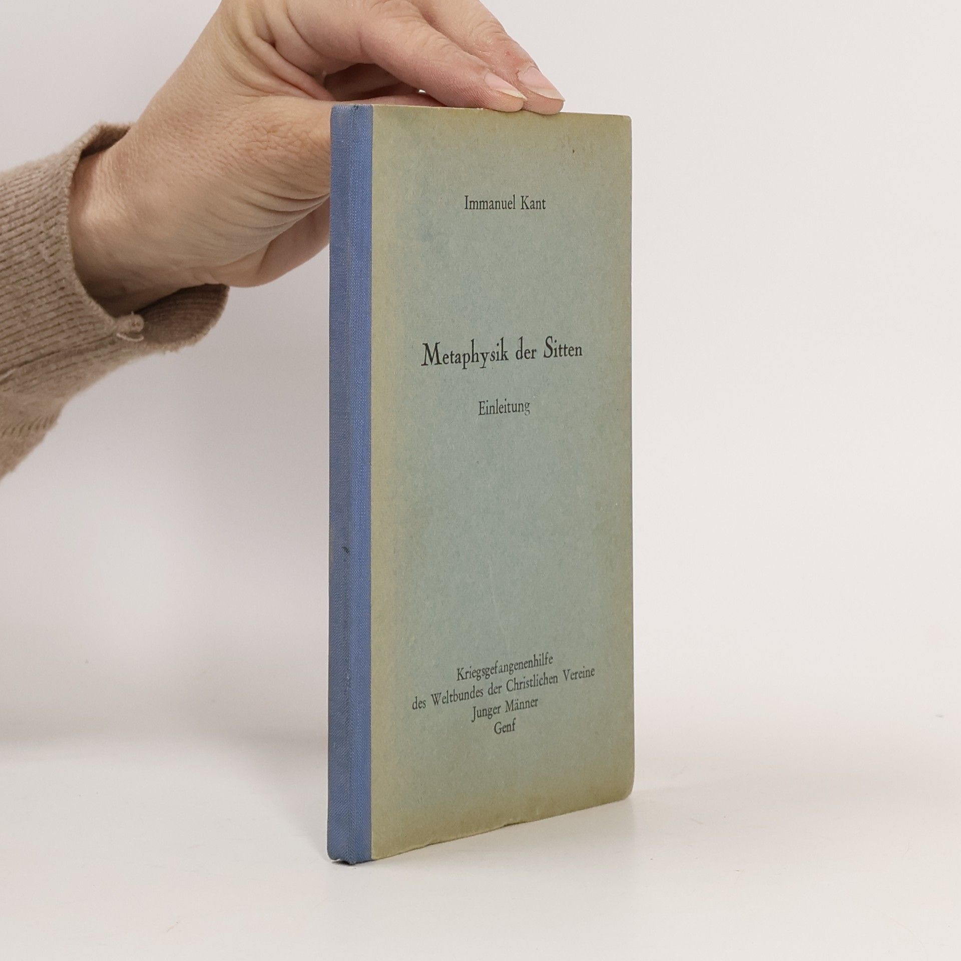 Immanuel Kant Metaphysik der Sitten