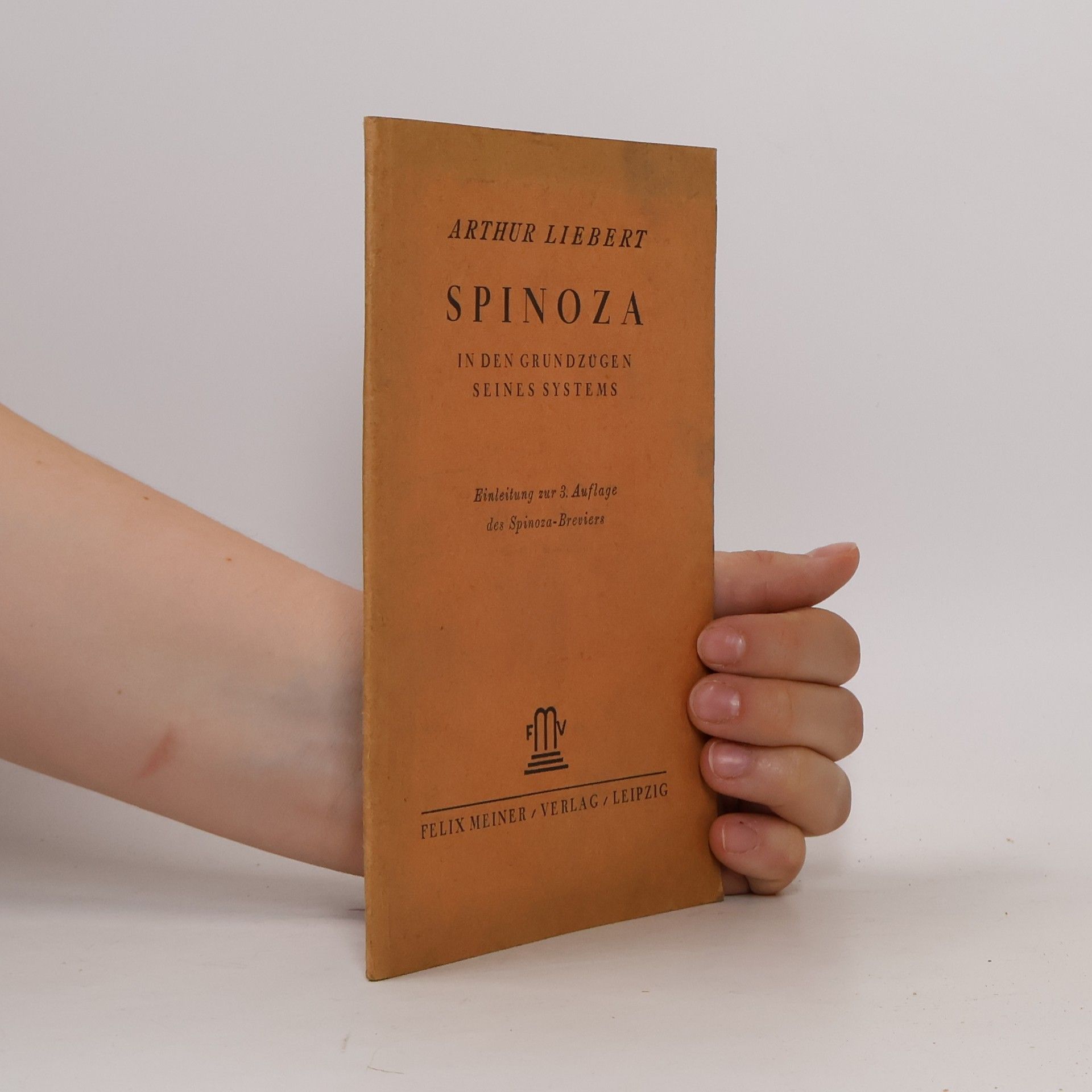 Arthur Liebert Spinoza