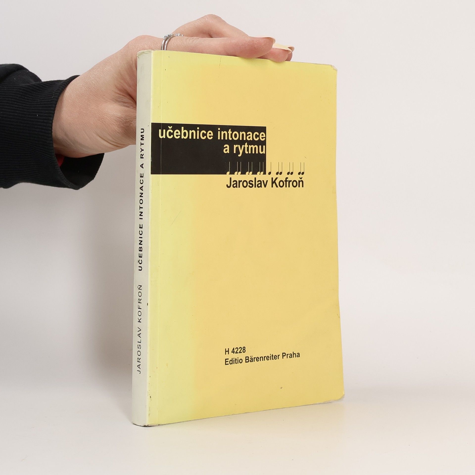 Jaroslav Kofroň Učebnice intonace a rytmu