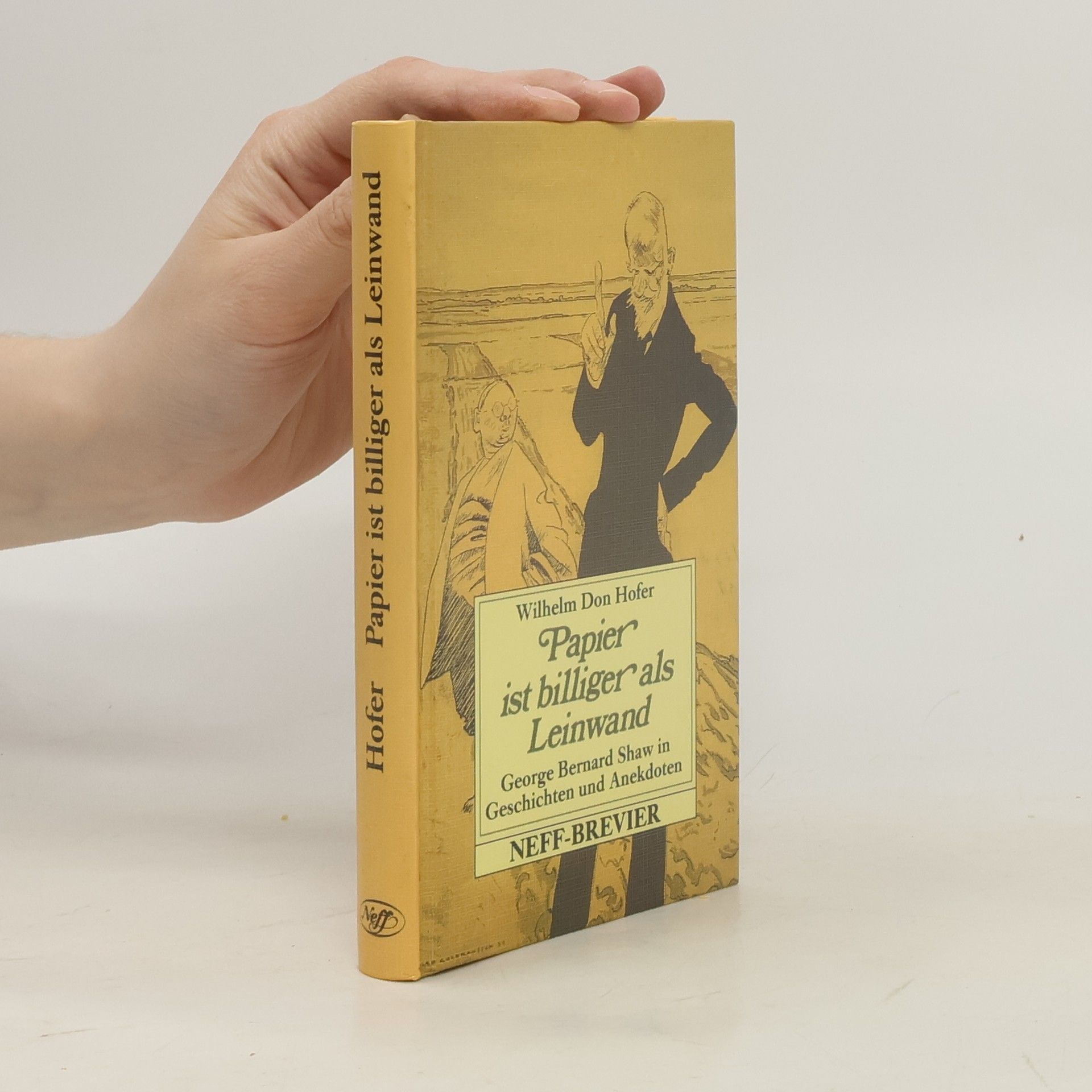 Wilhelm Donnhofer Papier ist billiger als Leinwand