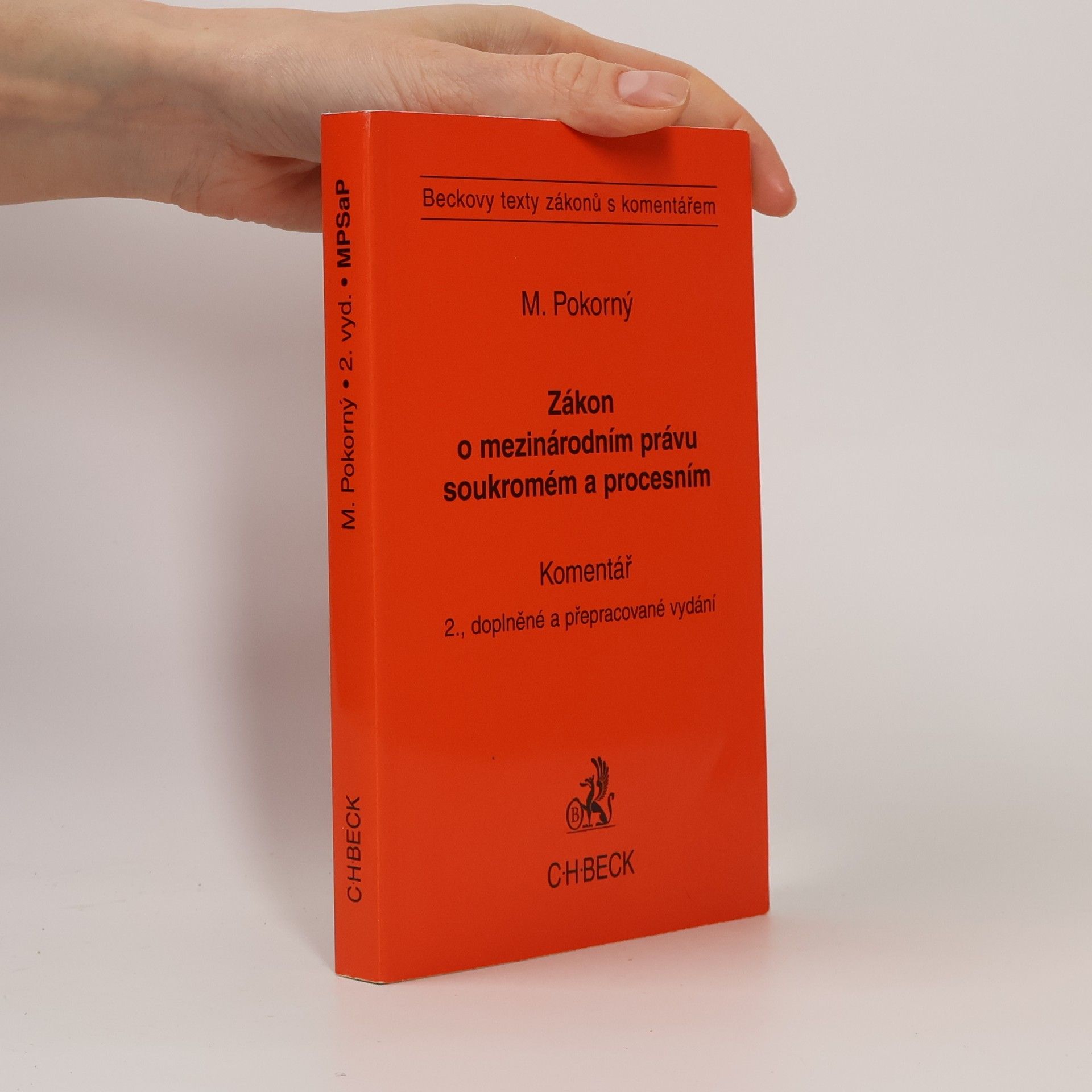Milan Pokorný Zákon o mezinárodním právu soukromém a procesním