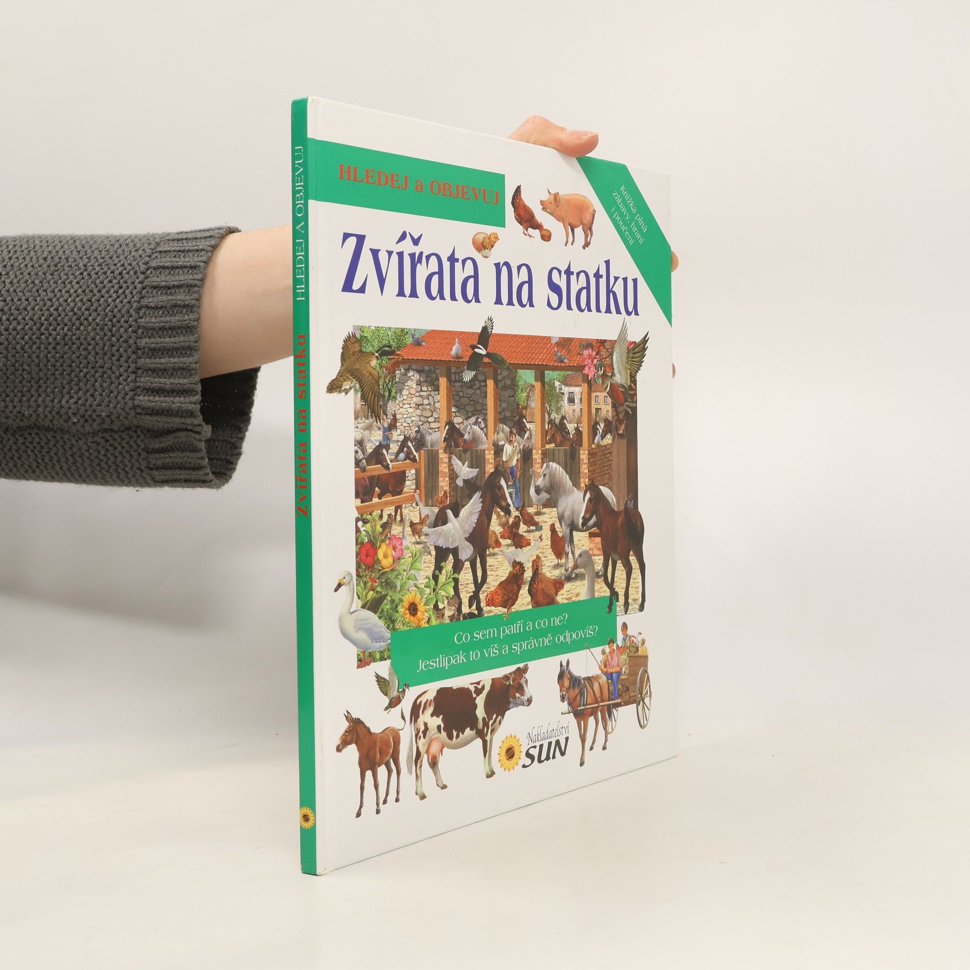 Kolektiv autorů Zvířata na statku - Hledej a objevuj