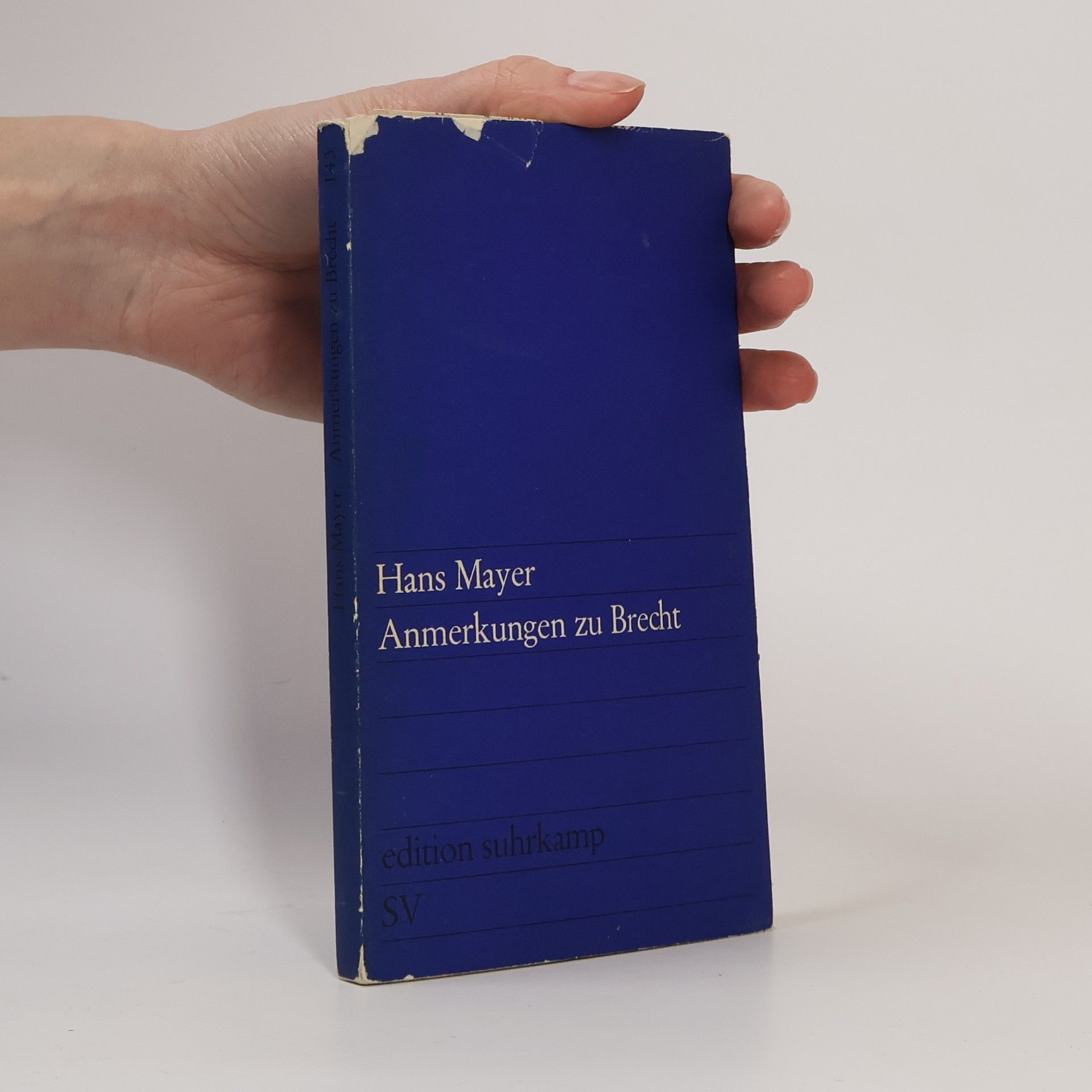 Hans Mayer Anmerkungen zu Brecht