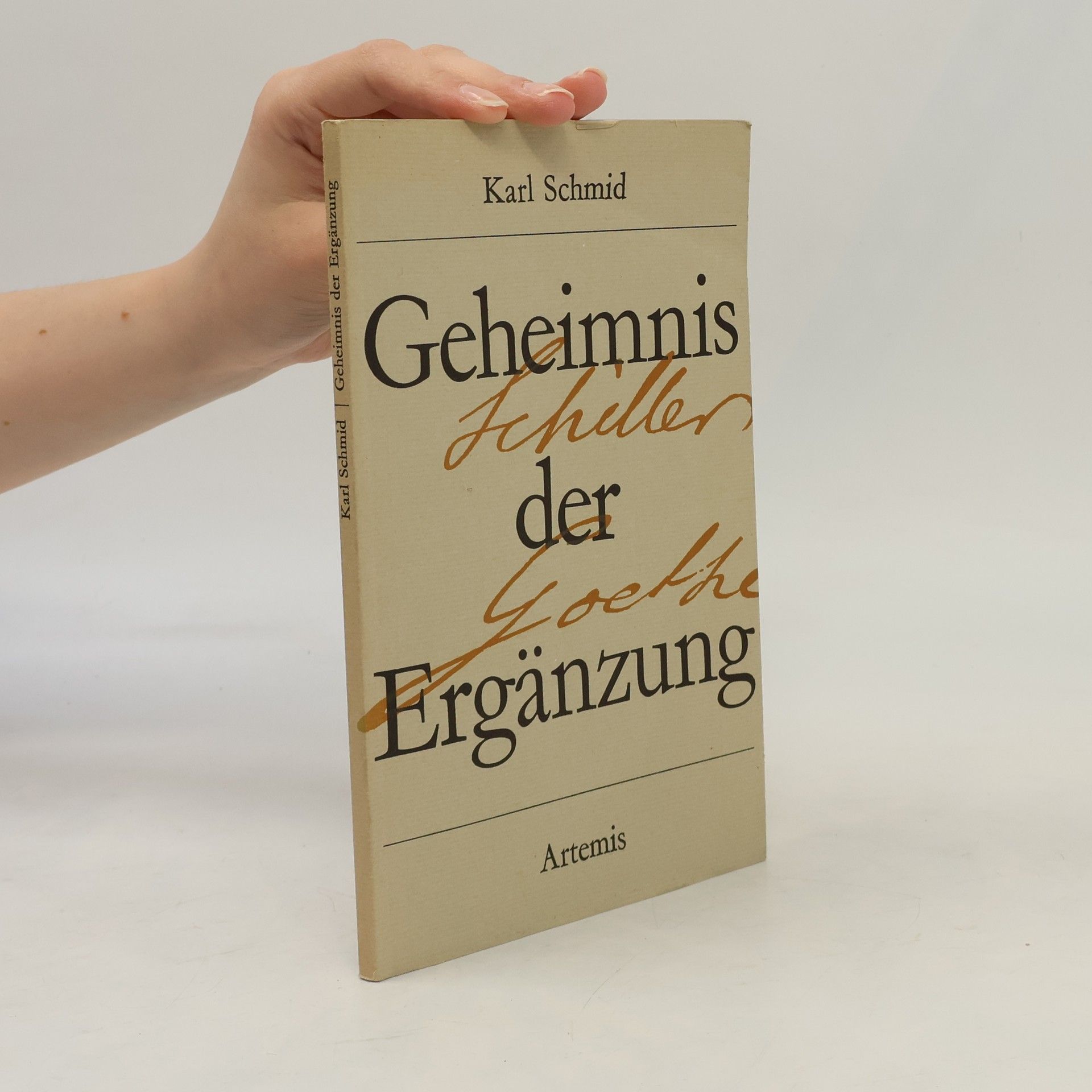 Karl Schmid Geheimnis der Ergänzung