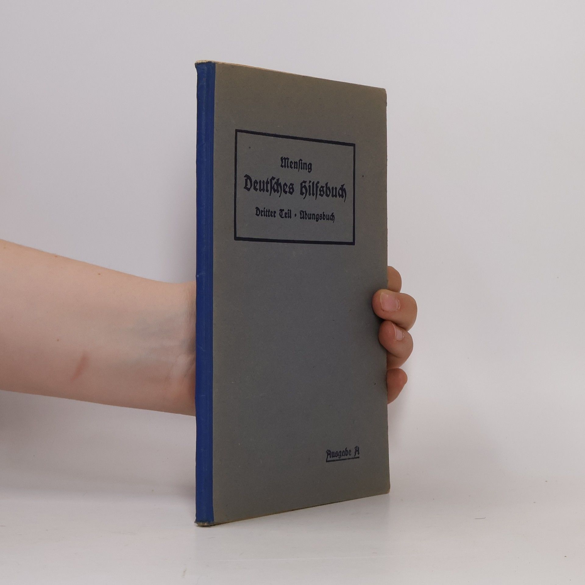 Otto Mensing Deutsches Hilfsbuch