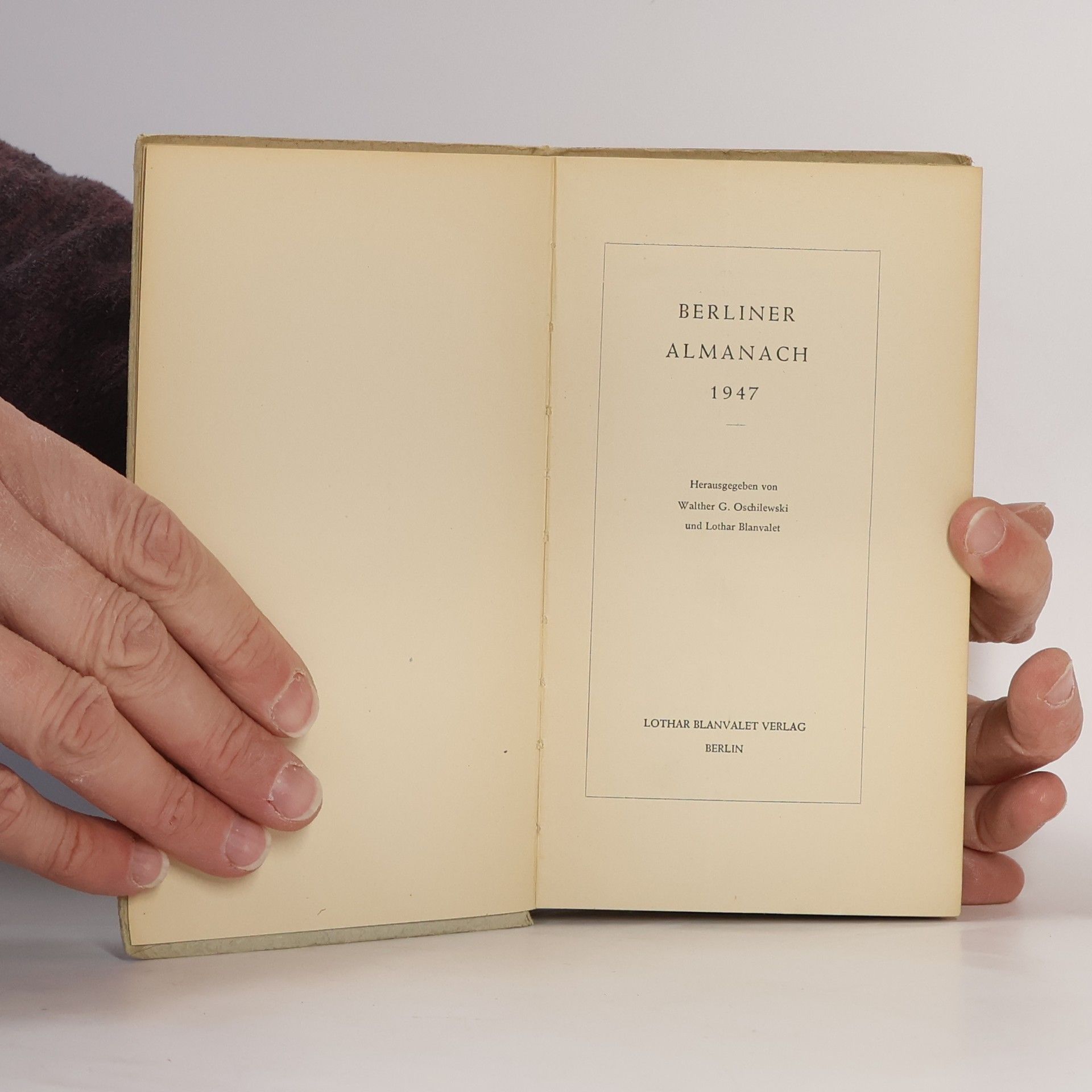 Autorenkollektiv Berliner Almanach 1947