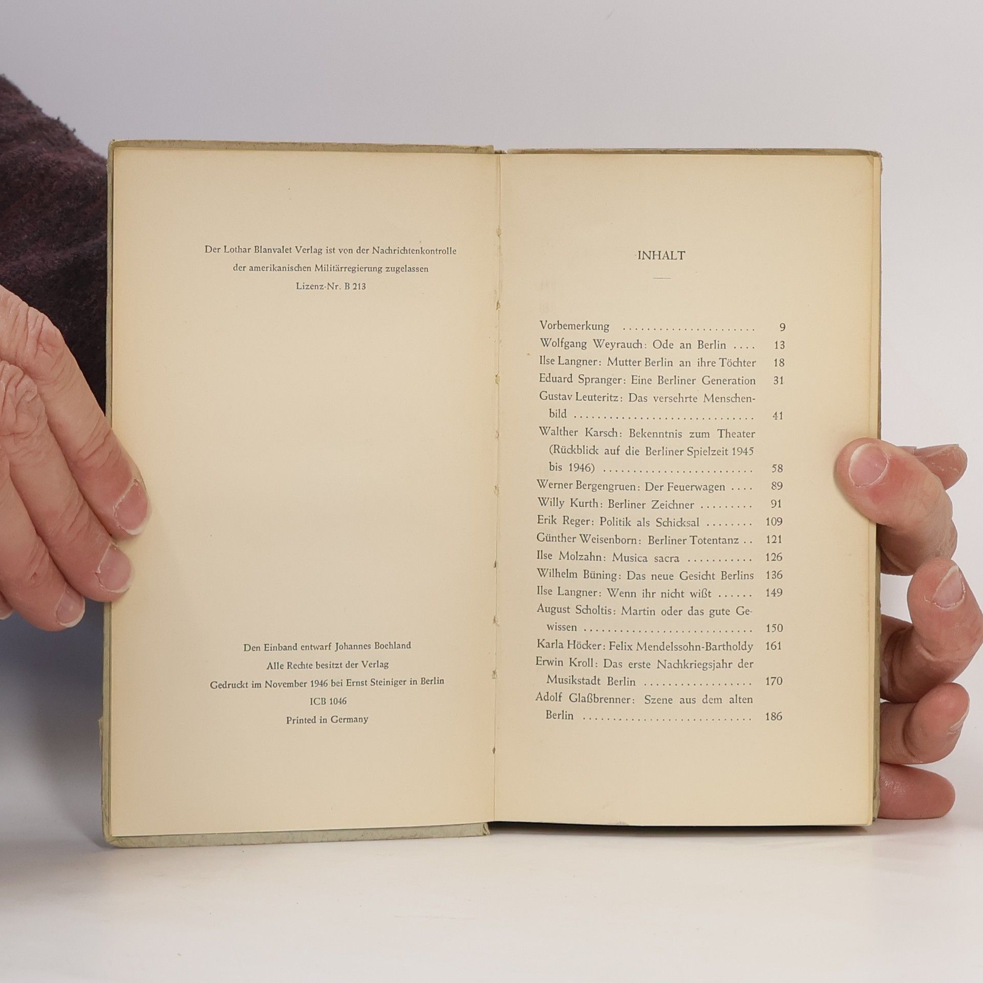 Autorenkollektiv Berliner Almanach 1947