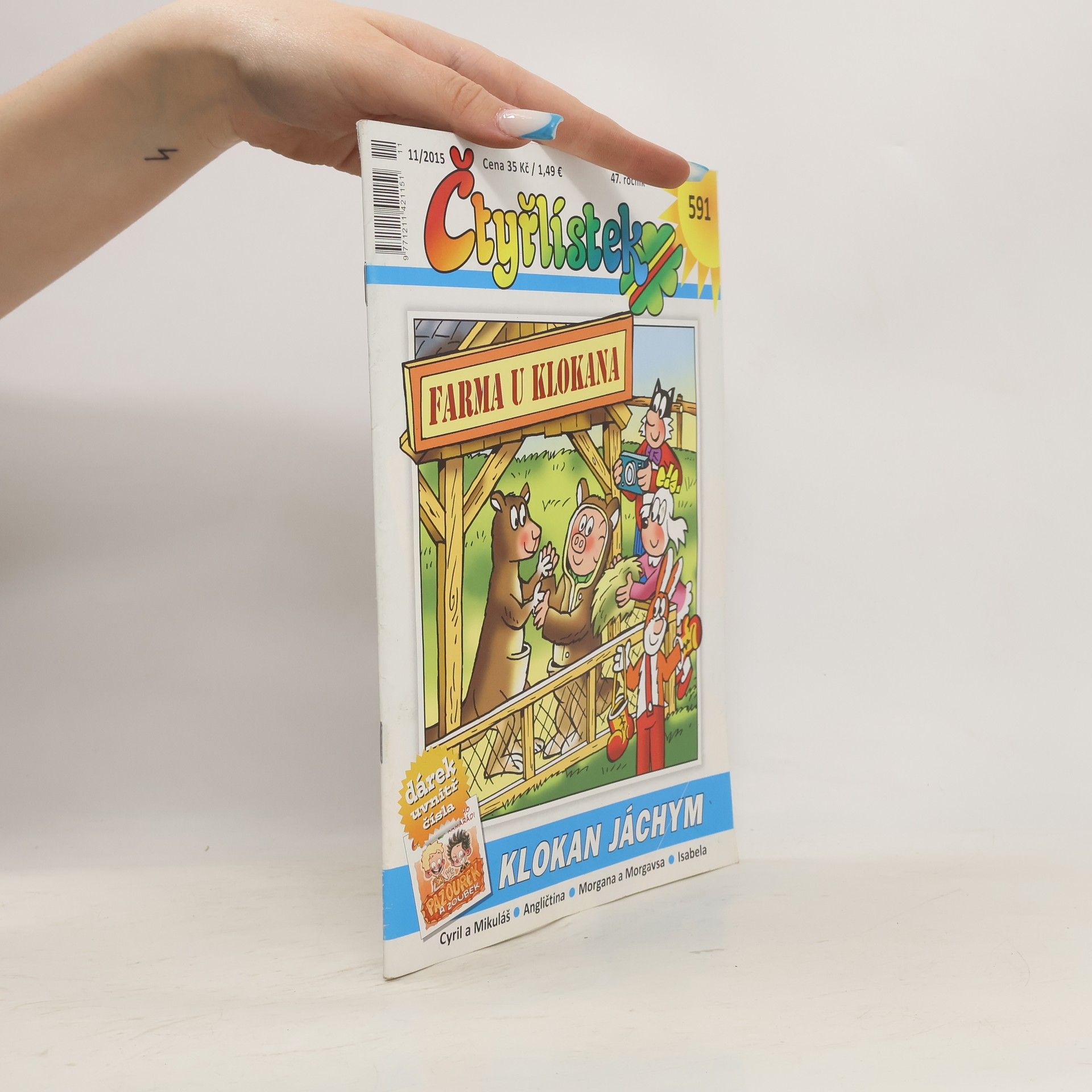 Autorenkollektiv Čtyřlístek 591. 11/2015. Klokan Jáchym