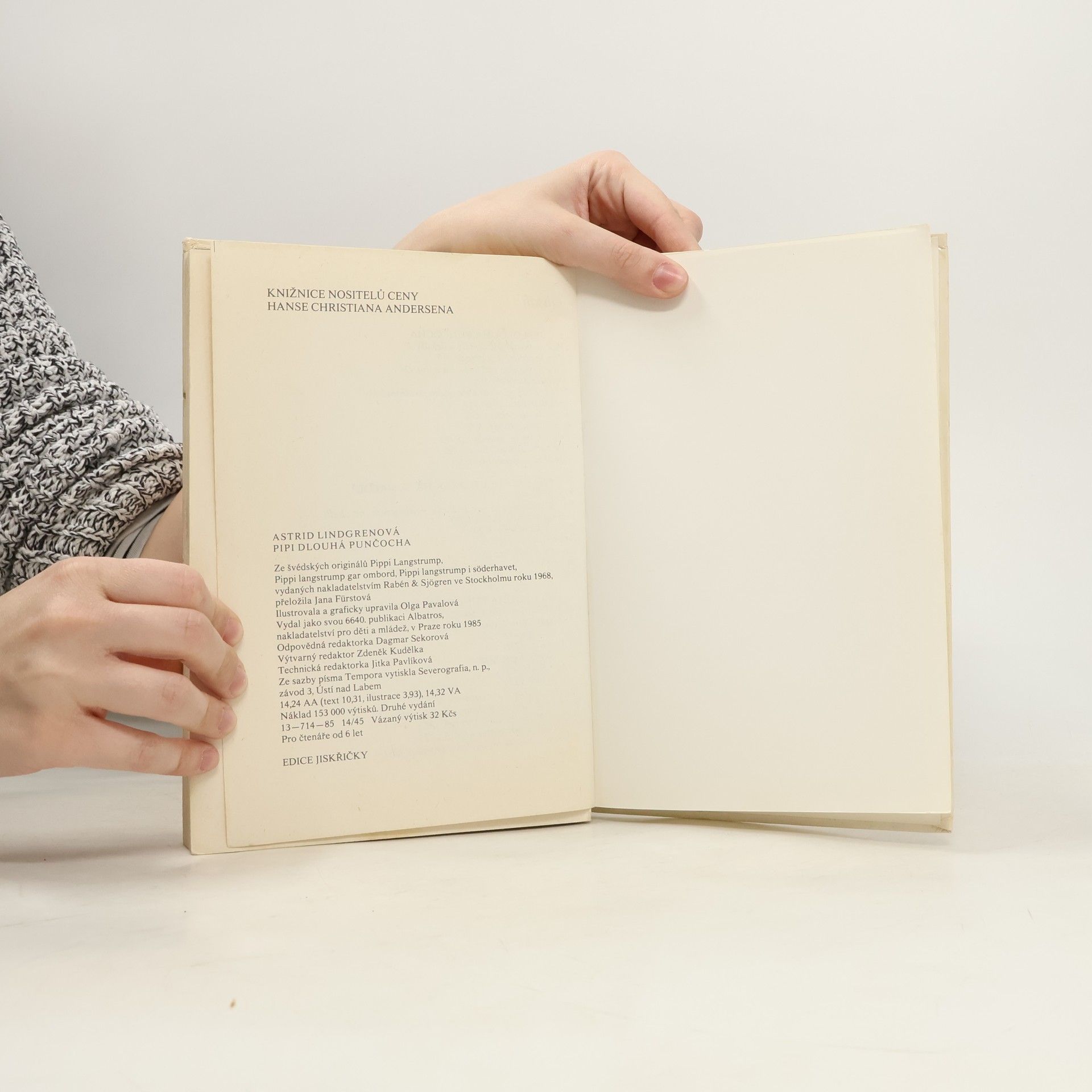 Astrid Lindgren Pipi Dlouhá punčocha