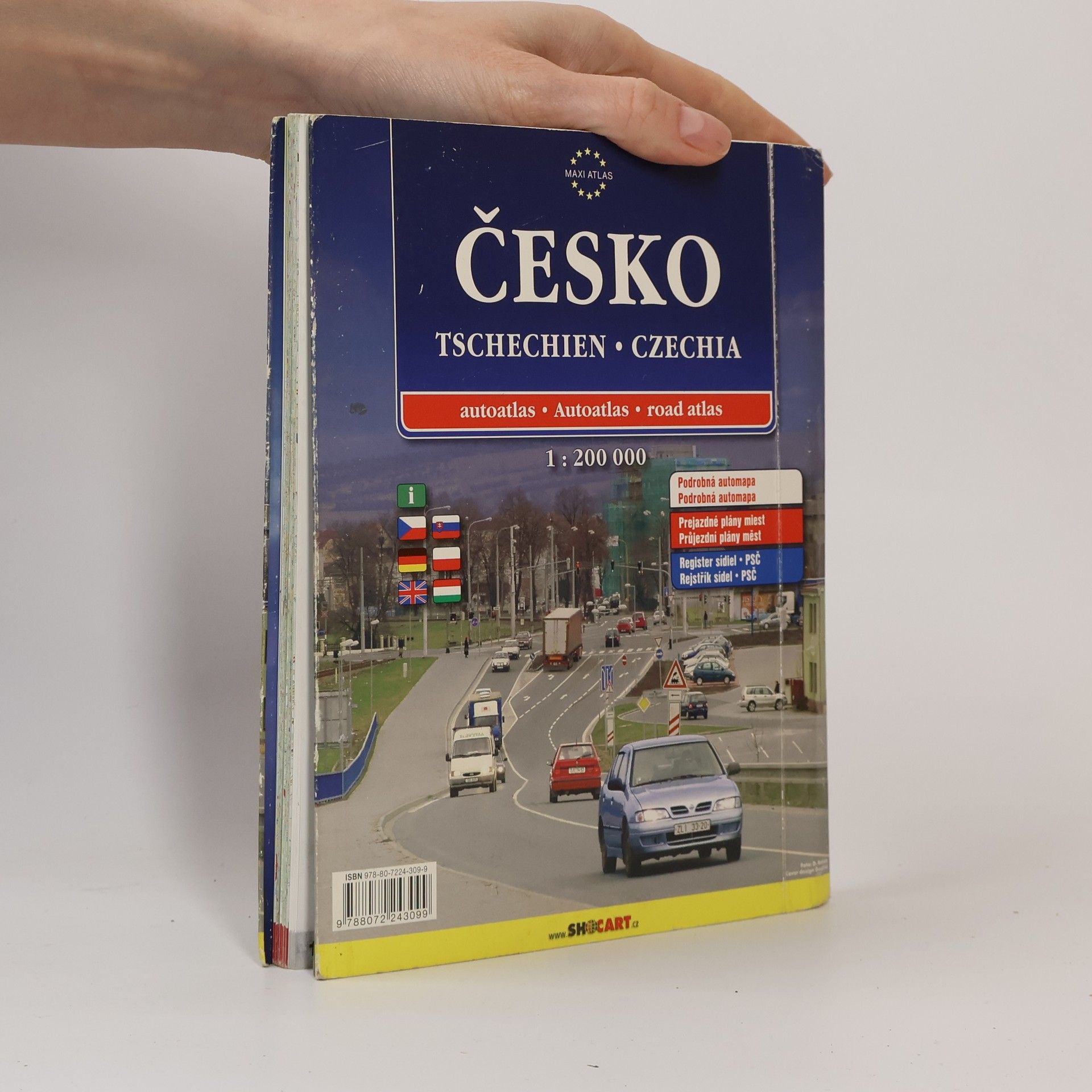 Kolektiv autorů Autoatlas. Skládací cykloturistická mapa.