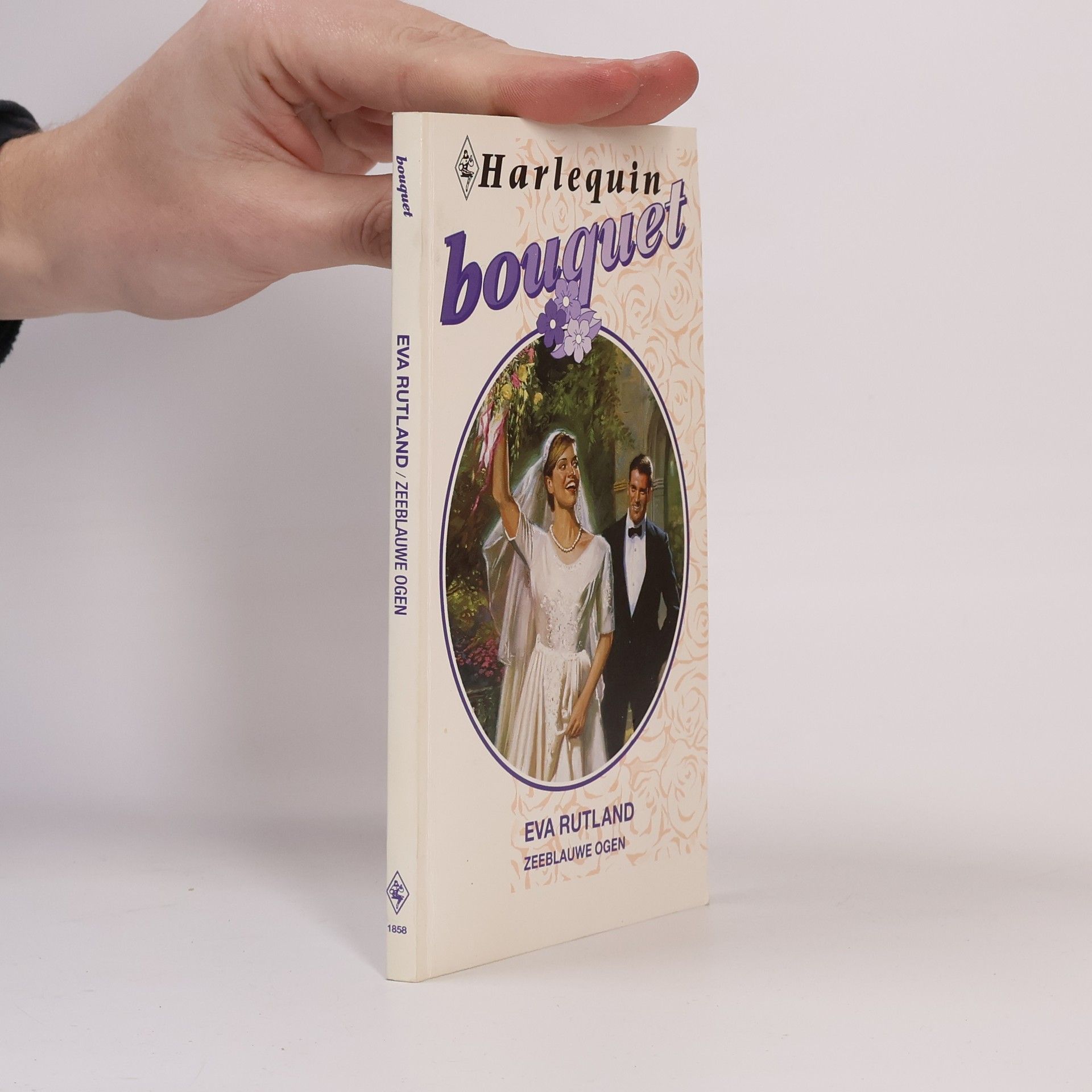 Eva Rutland Harlequin bouquet - 1858: Zeeblauwe ogen