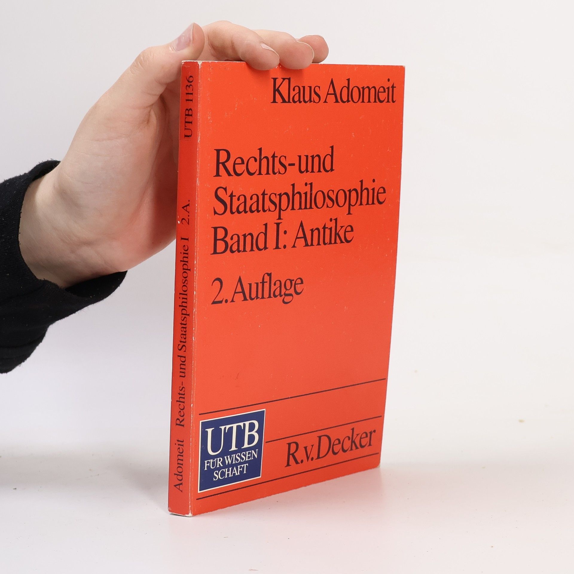 Klaus Adomeit Rechts- und Staatsphilosophie