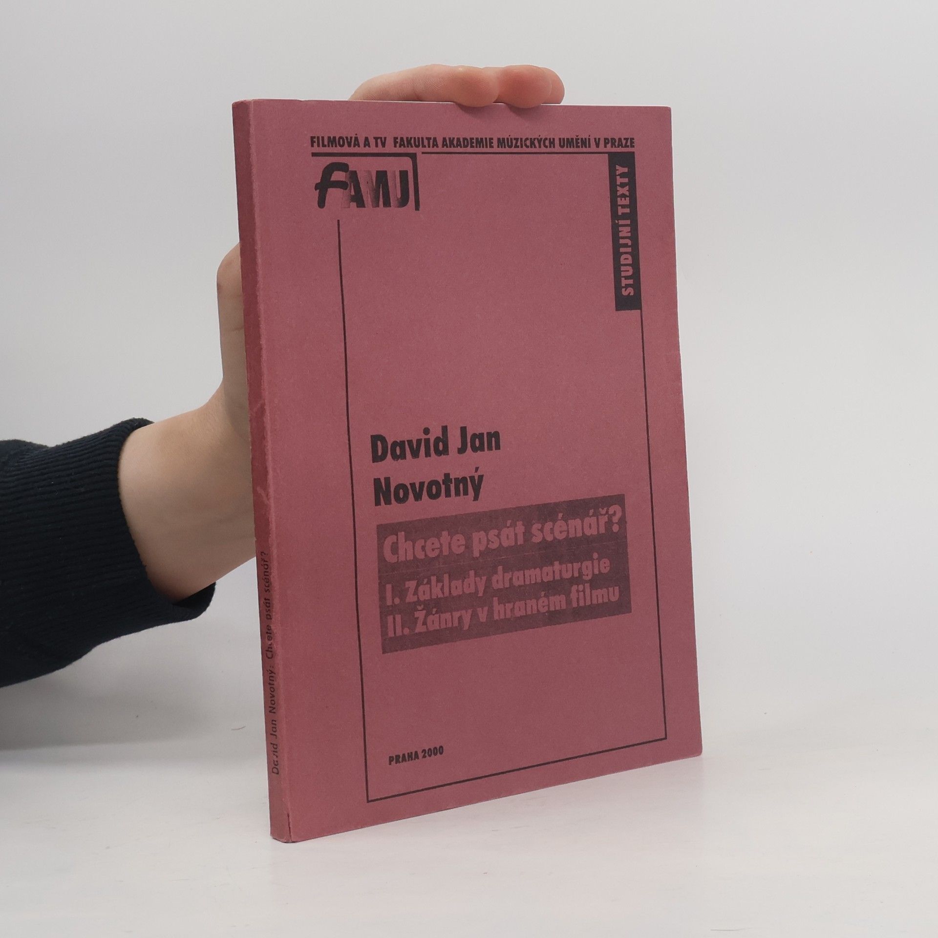 David Jan Novotný Chcete psát scénář?