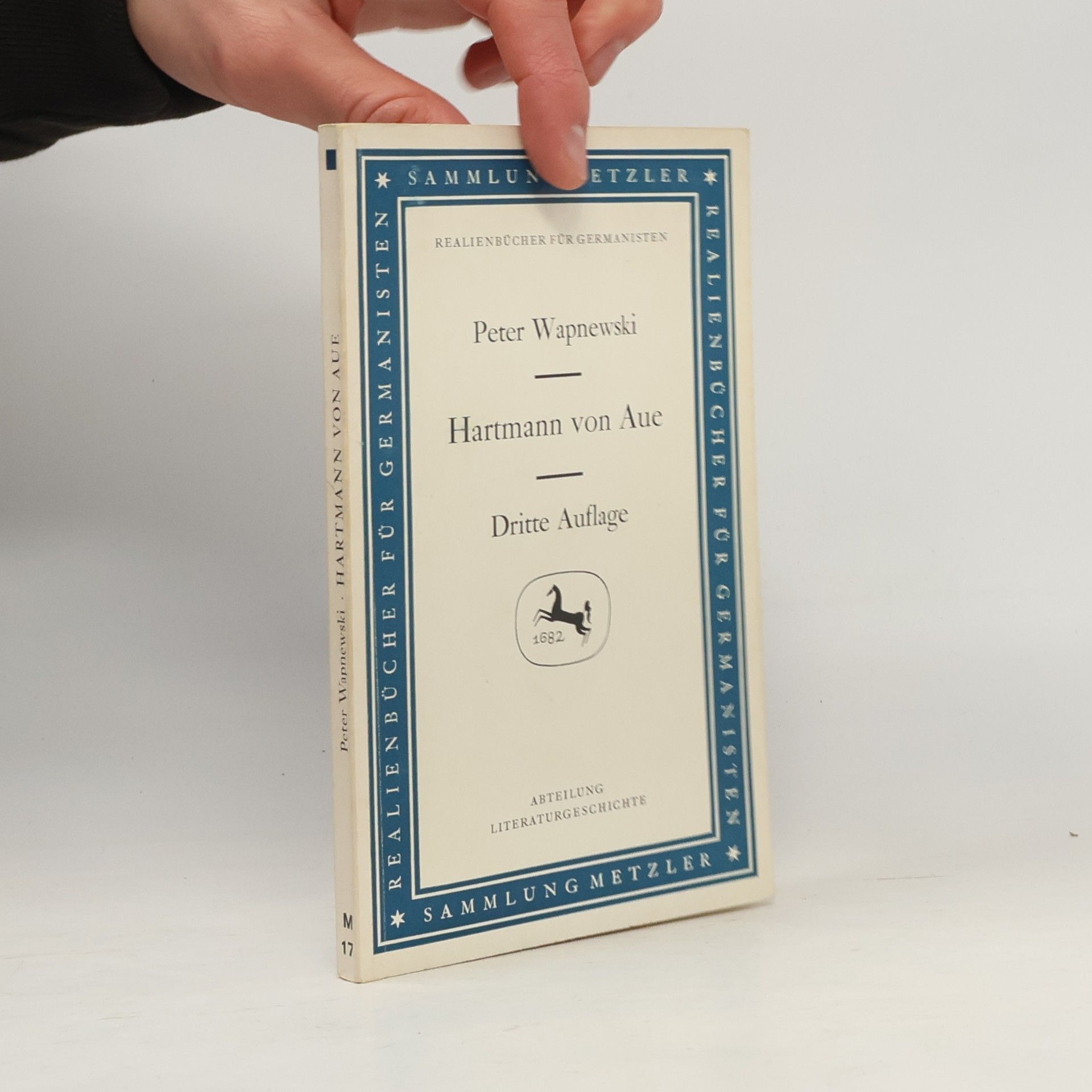Peter Wapnewski Hartmann von Aue
