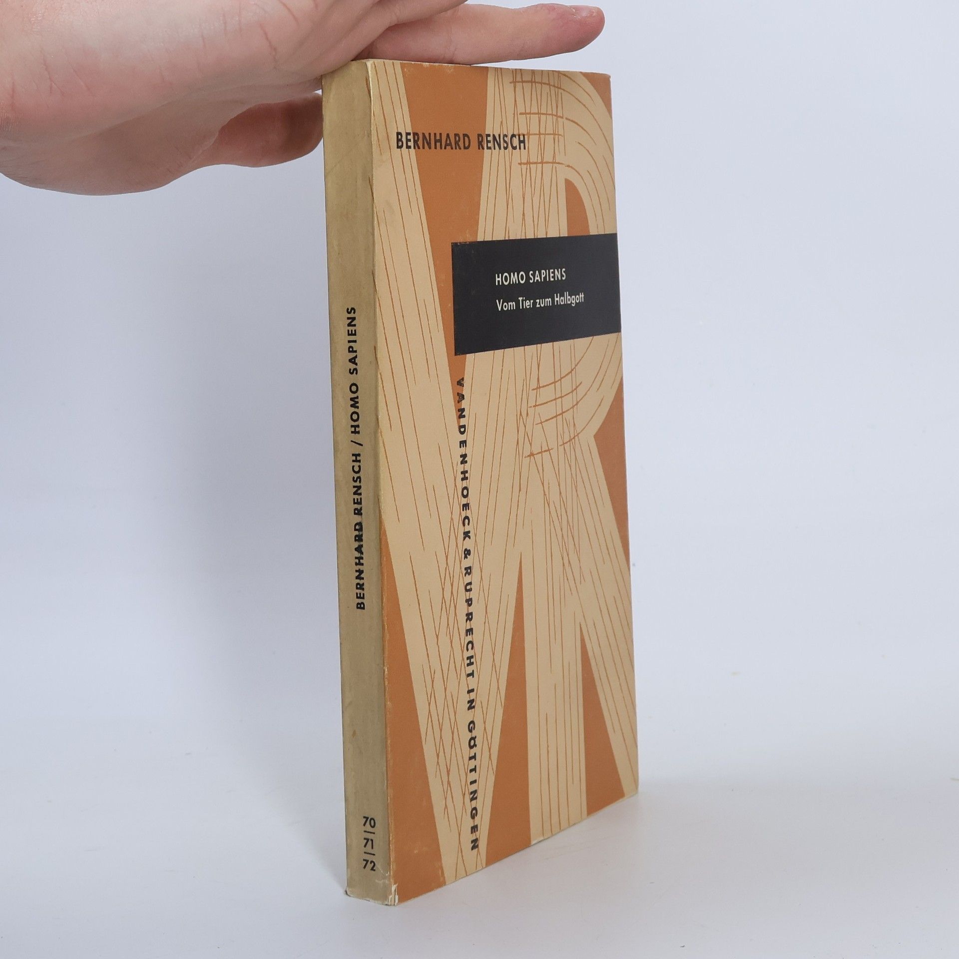 Bernhard Rensch Homo Sapiens. Vom Tier zum Halbgott