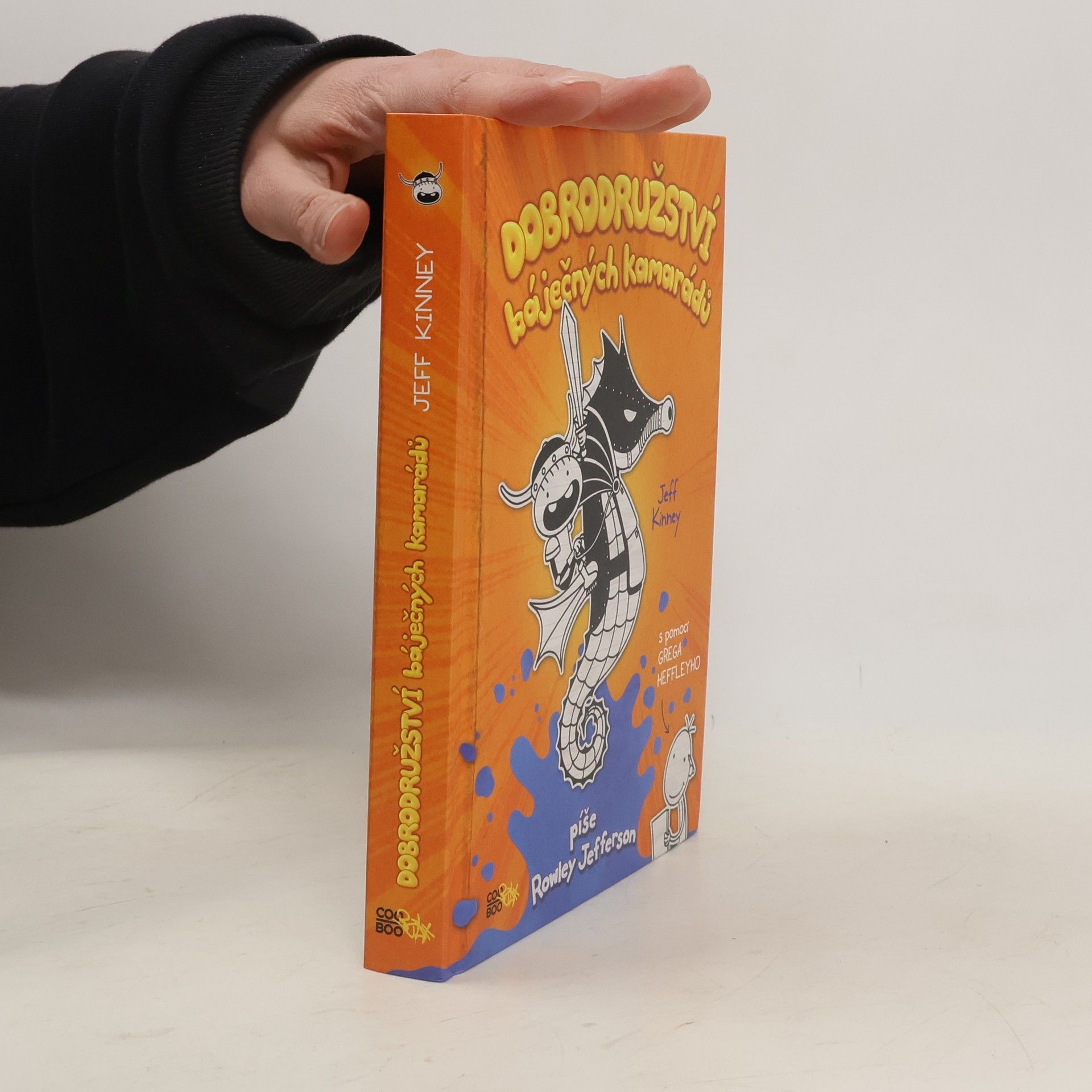 Jeff Kinney Dobrodružství báječných kamarádů. Píše Rowley Jefferson