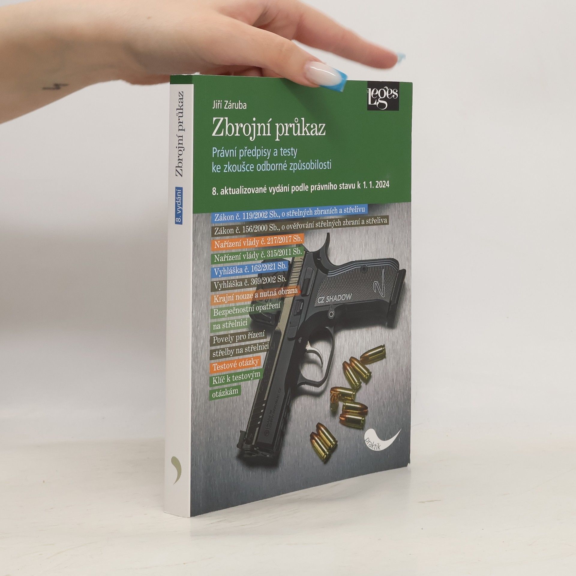 Jiří Záruba Zbrojní průkaz - 8. aktualizované vydání k 1. 1. 2024