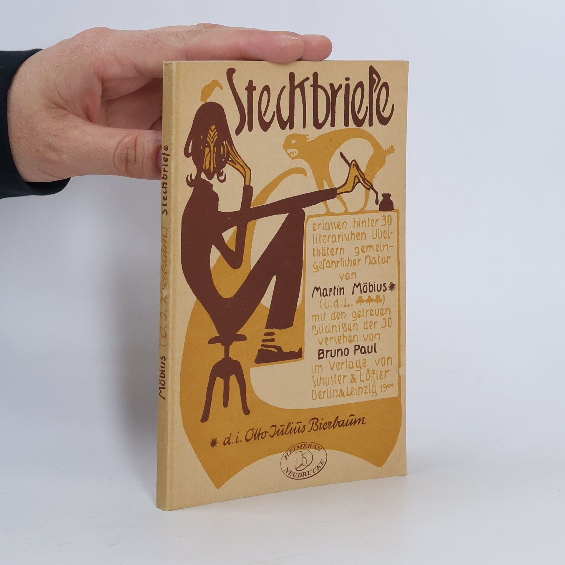 Martin Mobius Steckbriefe Erlassen Hinter Dreißig Literarischen Uebelthätern Gemeingefährlicher Natur