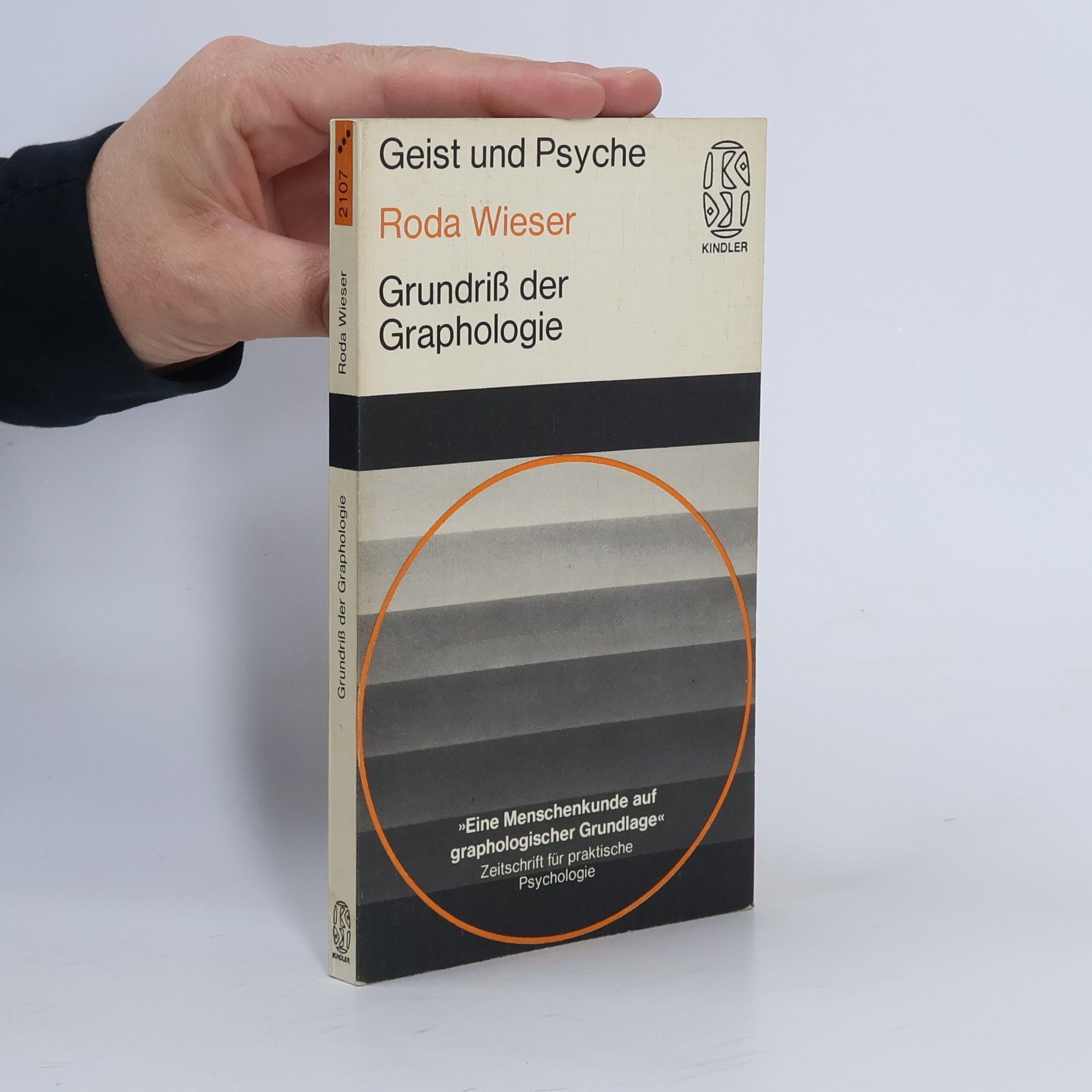 Roda Wieser Grundriss der Graphologie