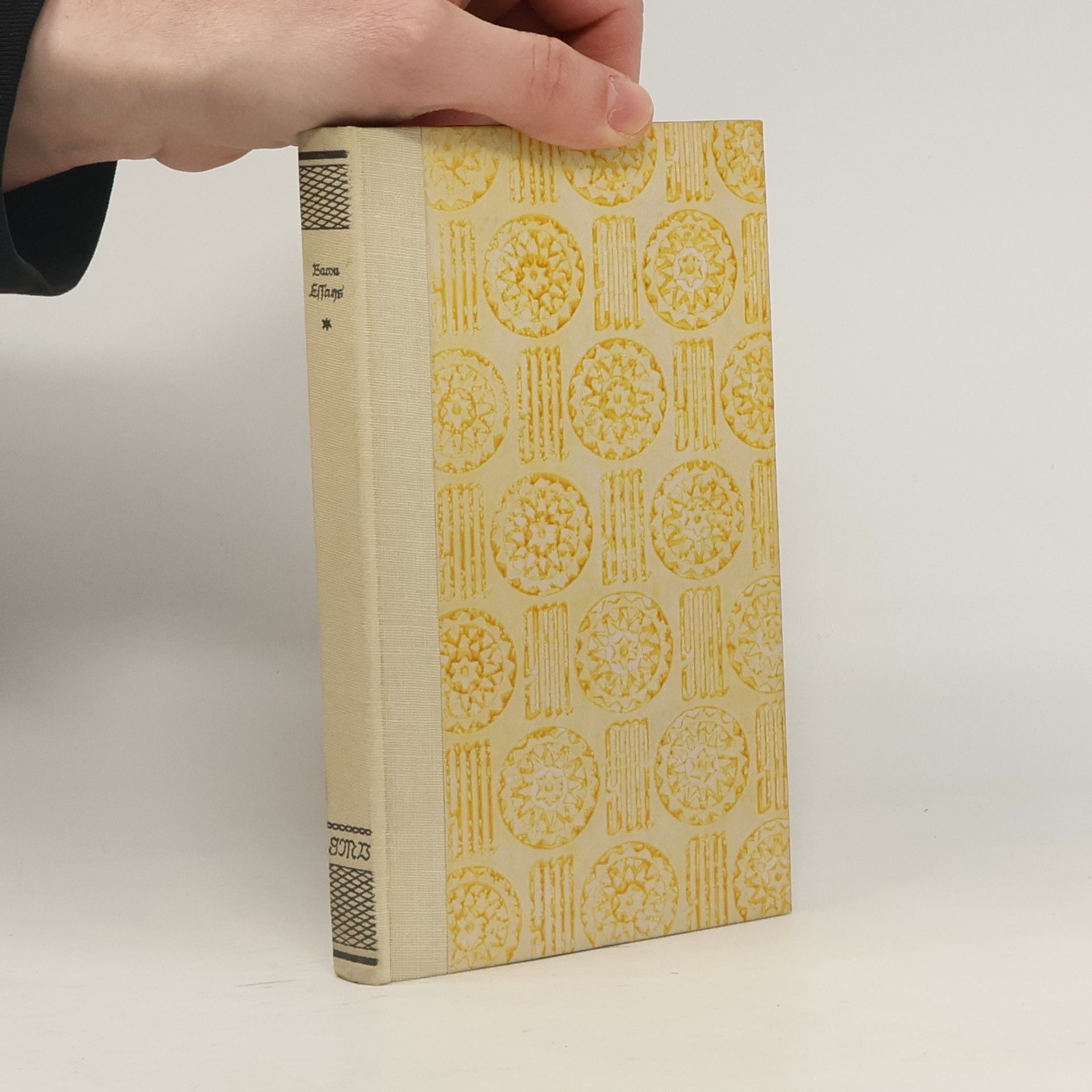 Gustav Böder Bacon. Essans