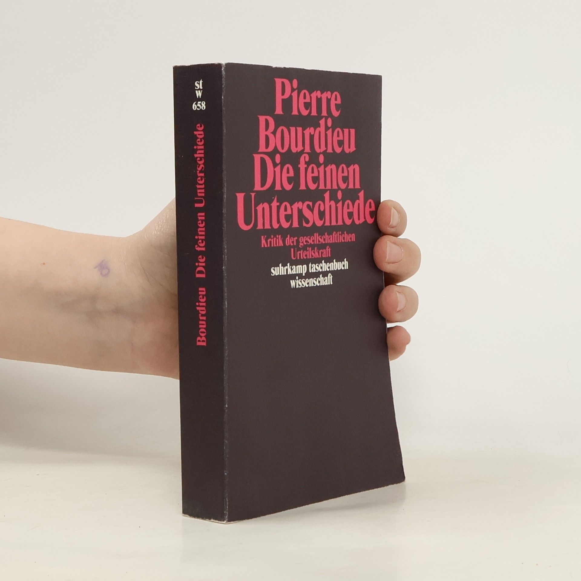 Pierre Bourdieu Die feinen Unterschiede