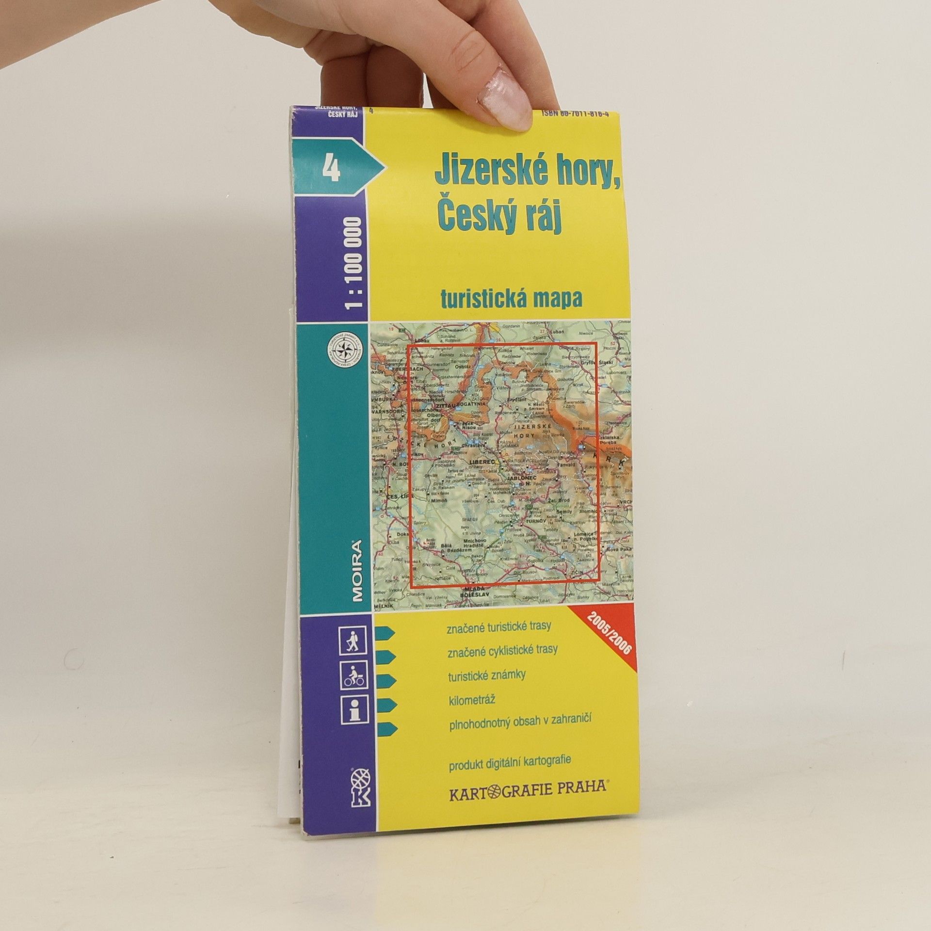 Kartografie Praha Jizerské hory, Český ráj 1:100 000