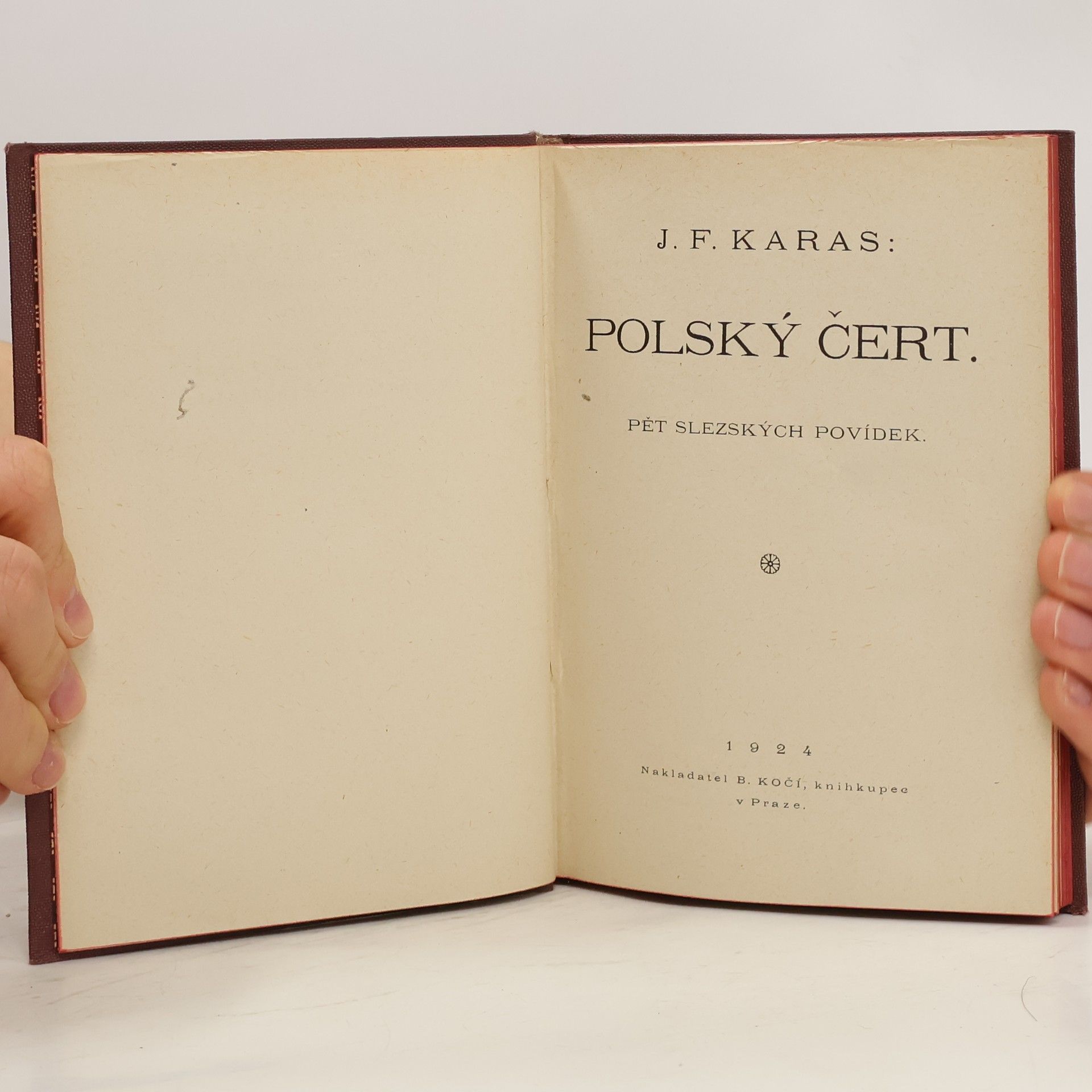 Karas J. F. Polský čert