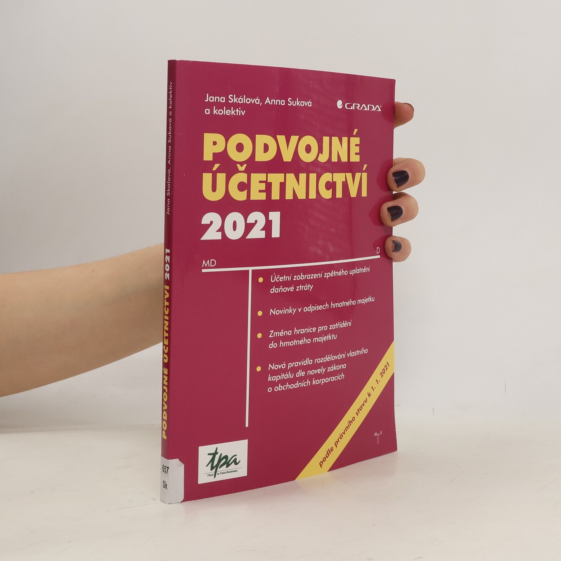 Jana Skálová Podvojné účetnictví 2021