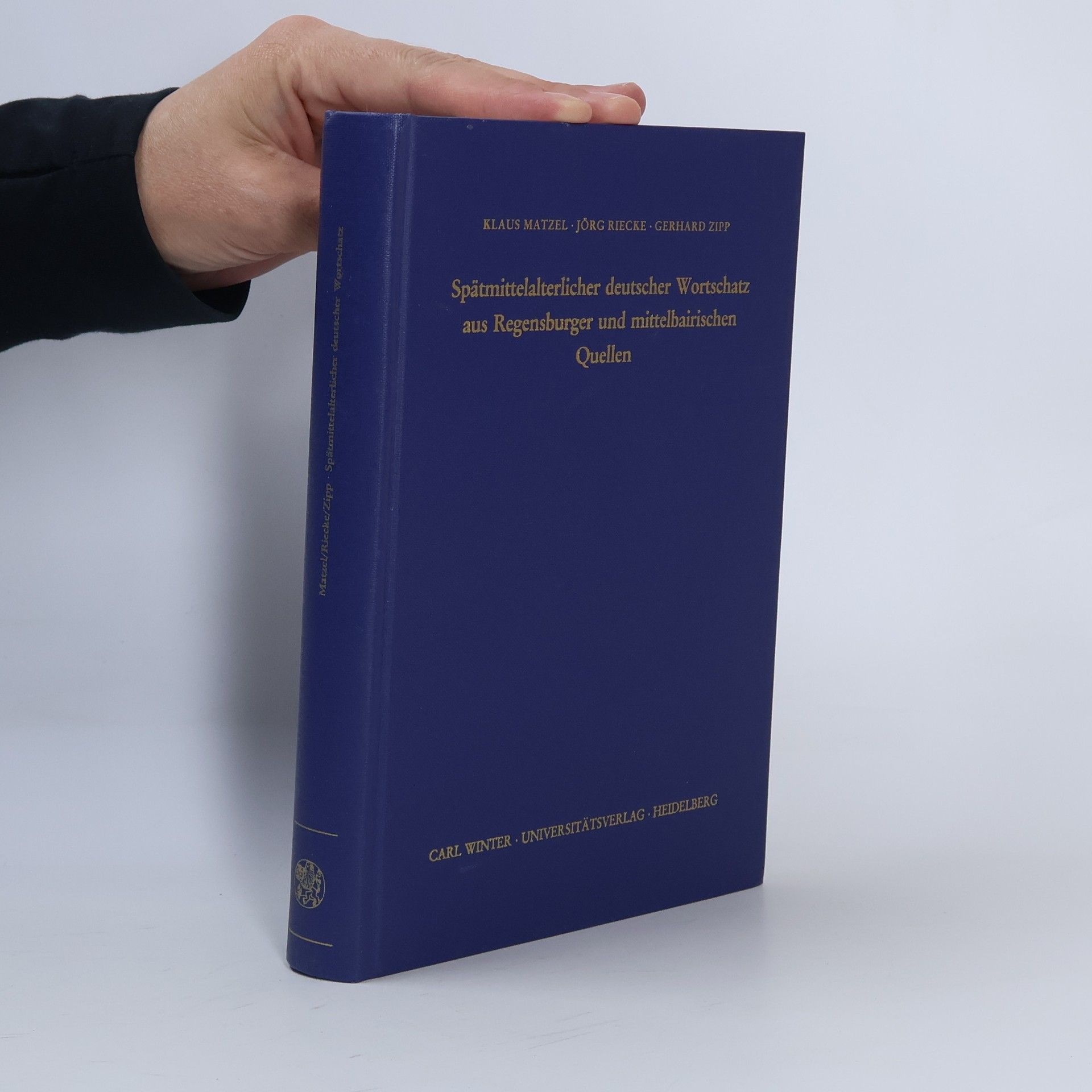 Spätmittelalterlicher deutscher Wortschatz aus Regensburger und mittelbairischen Quellen