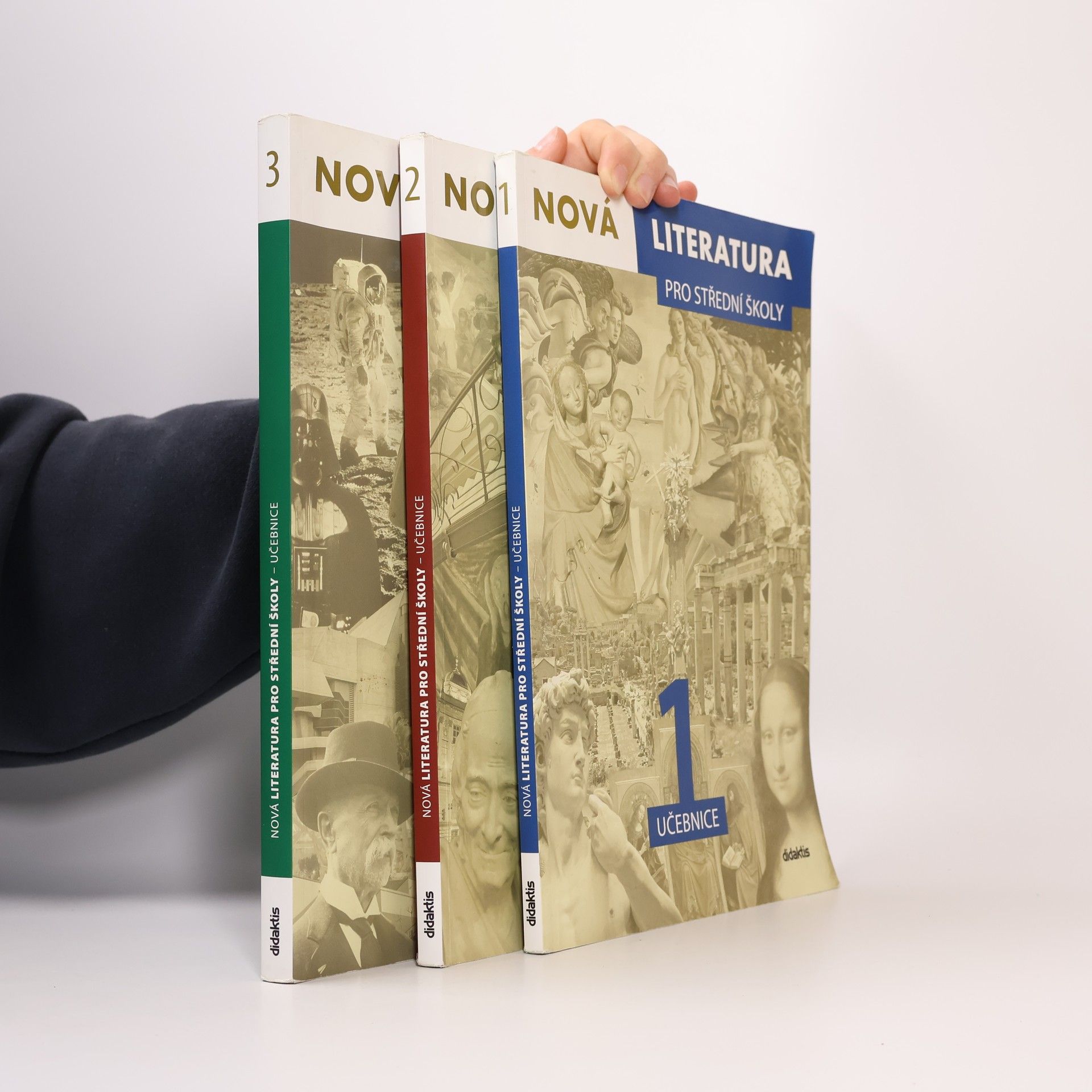 Lukáš Borovička Nová literatura pro střední školy. Učebnice 1 - 3