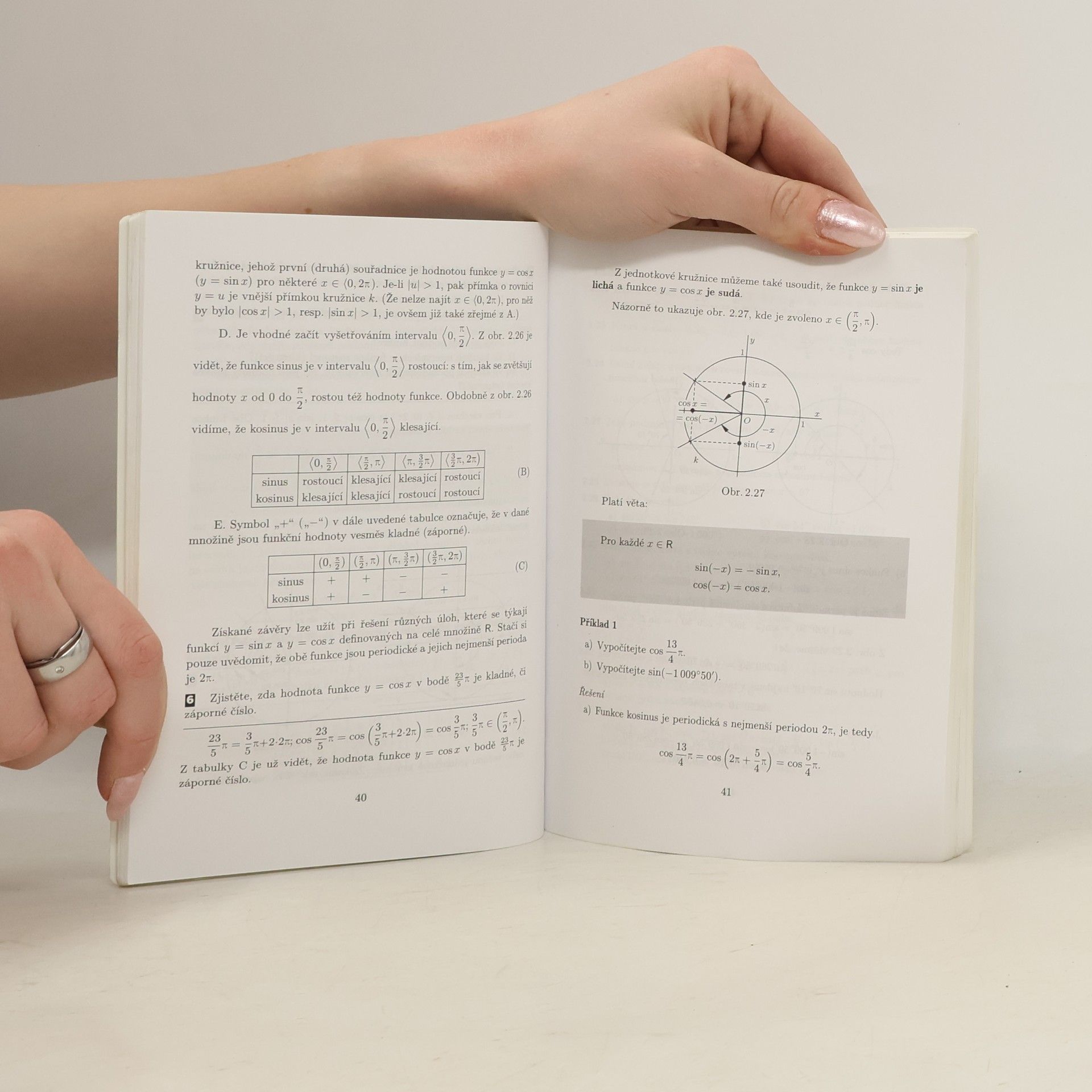 Oldřich Odvárko Matematika pro gymnázia: goniometrie