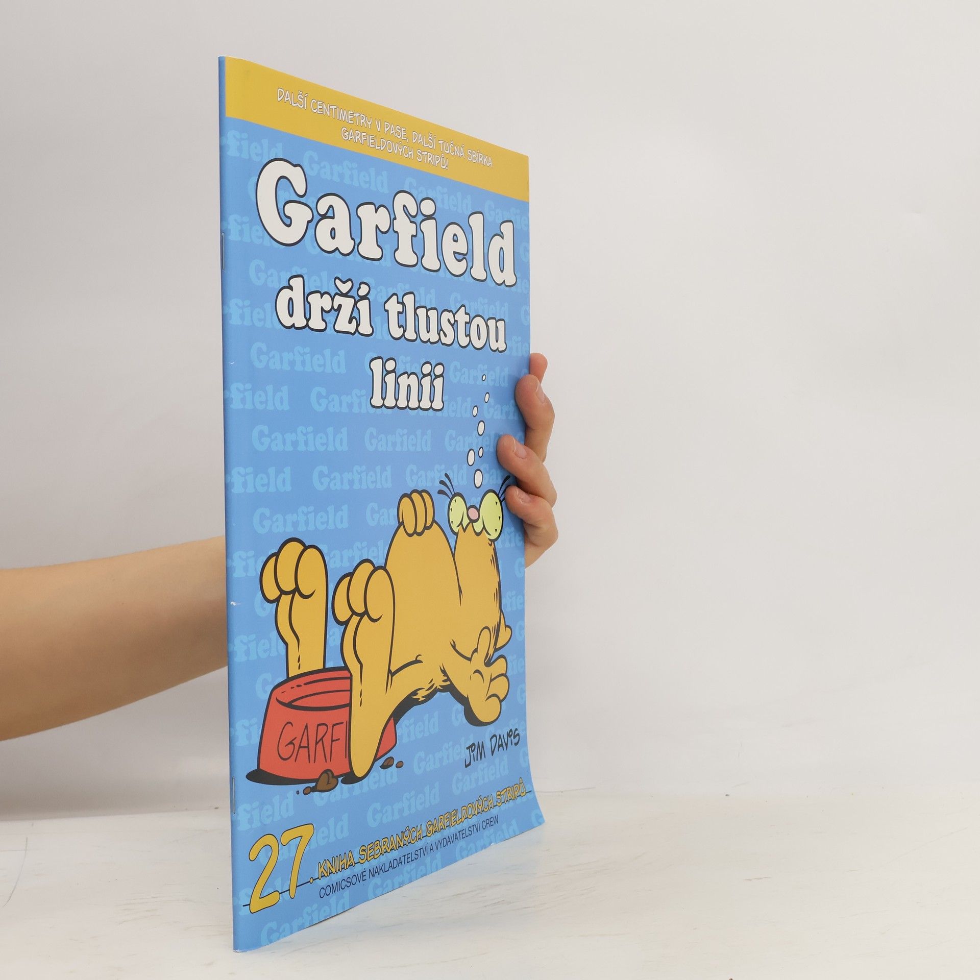 Jim Davis Garfield drží tlustou linii