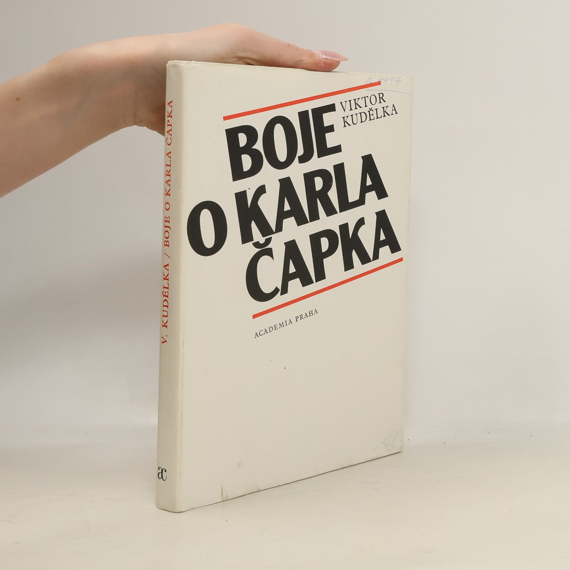 Viktor Kudělka Boje o Karla Čapka