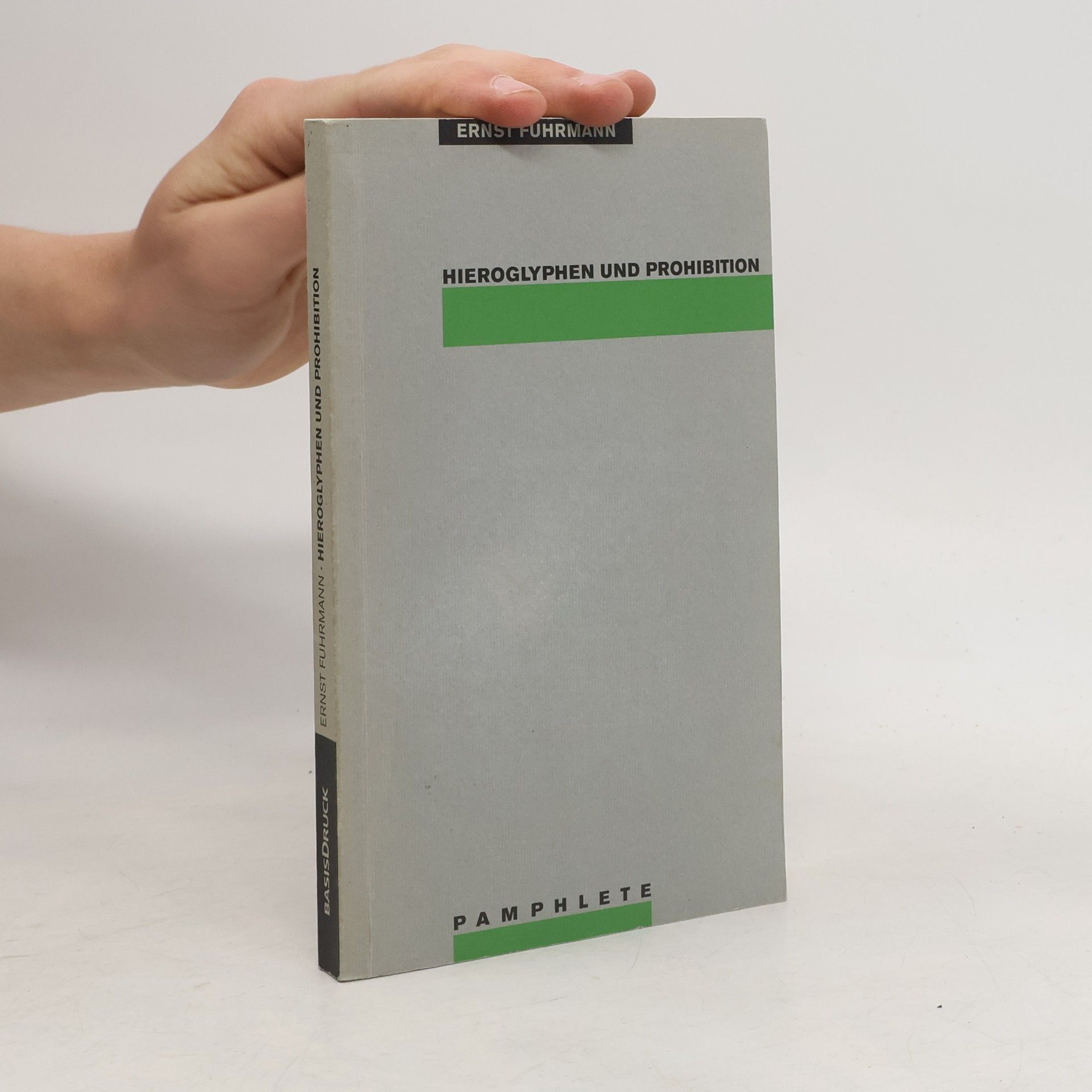 Ernst Fuhrmann Pamphlete: Hieroglyphen und Prohibition