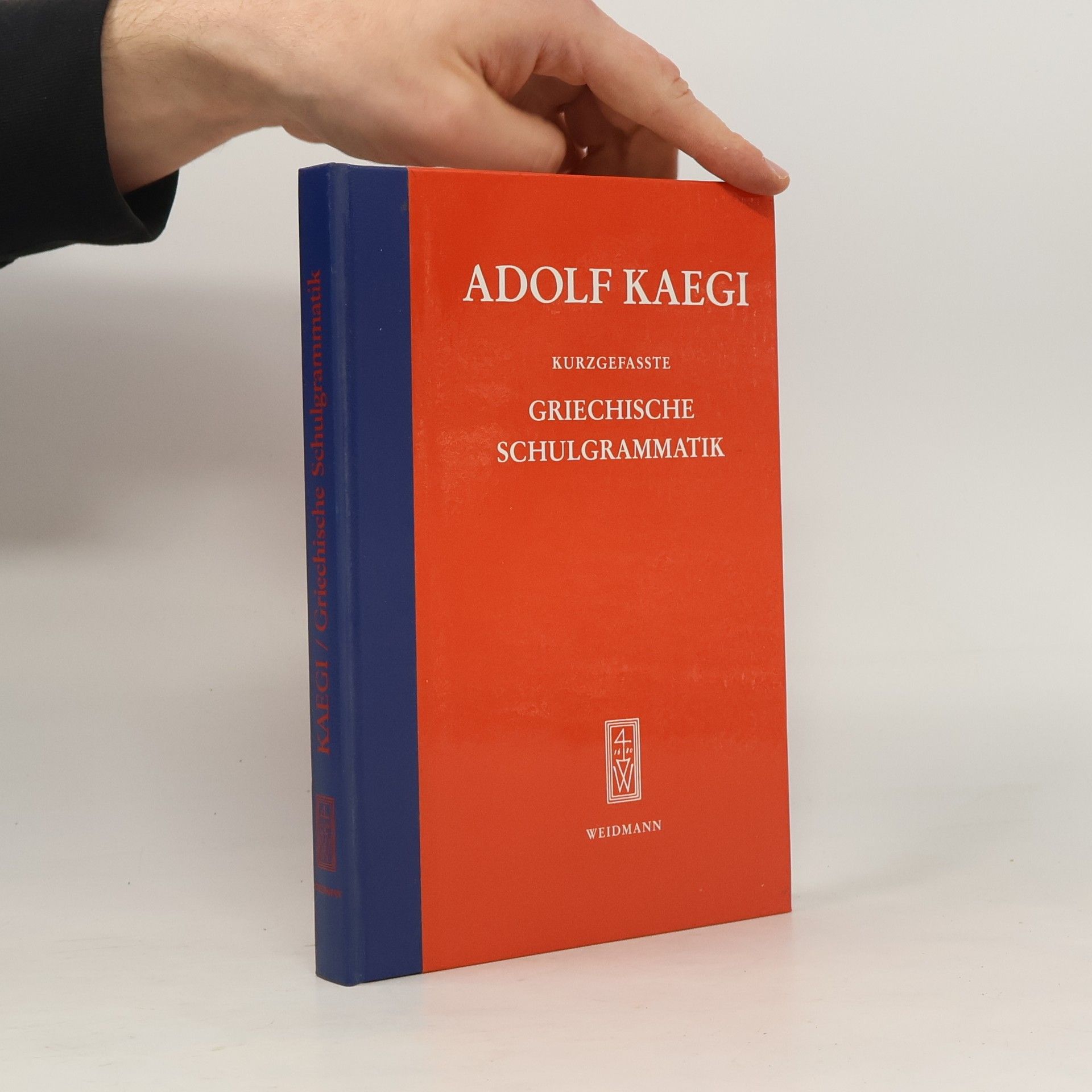Adolf Kaegi Kurzgefasste griechische Schulgrammatik