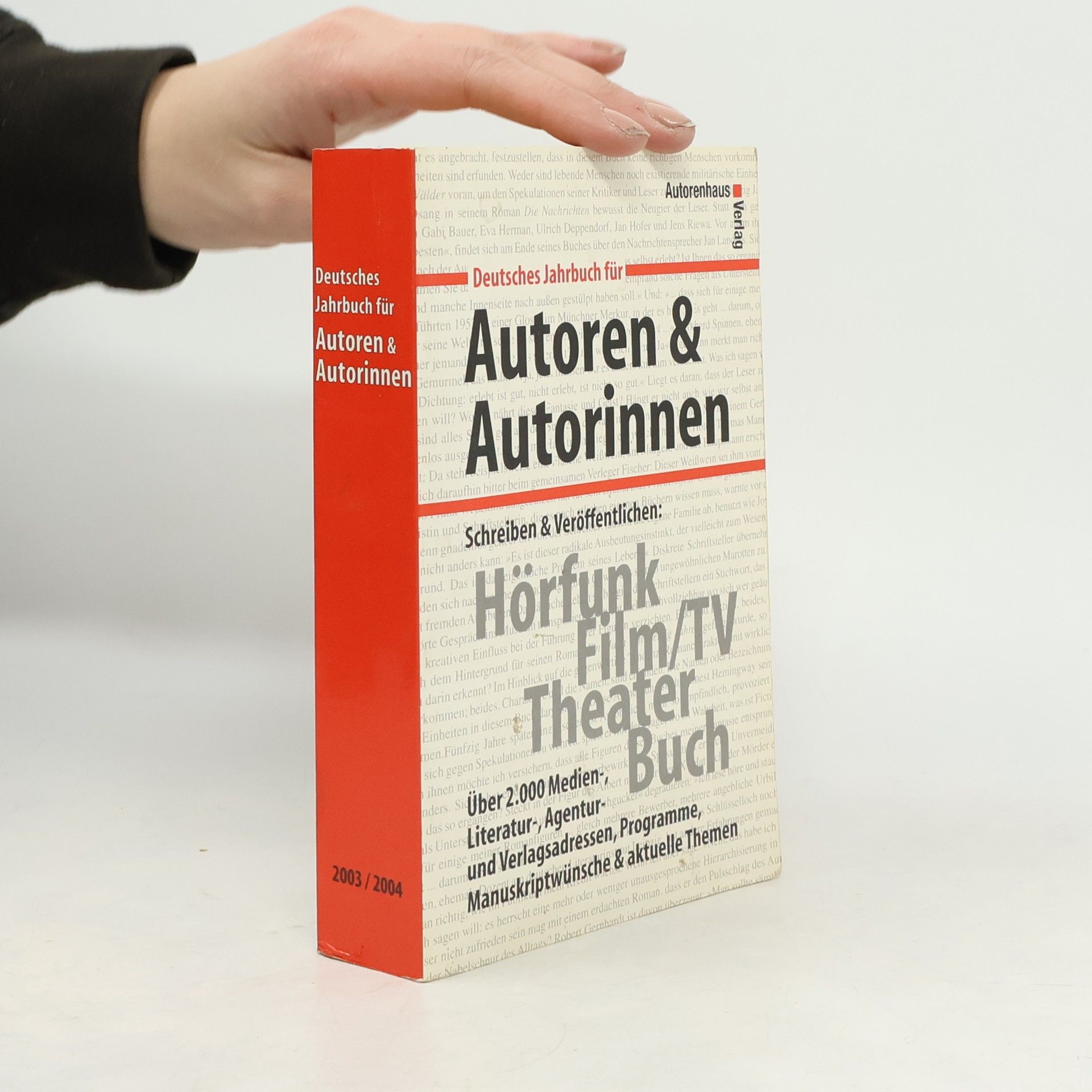 Deutsches Jahrbuch für Autoren & Autorinnen 2003/2004