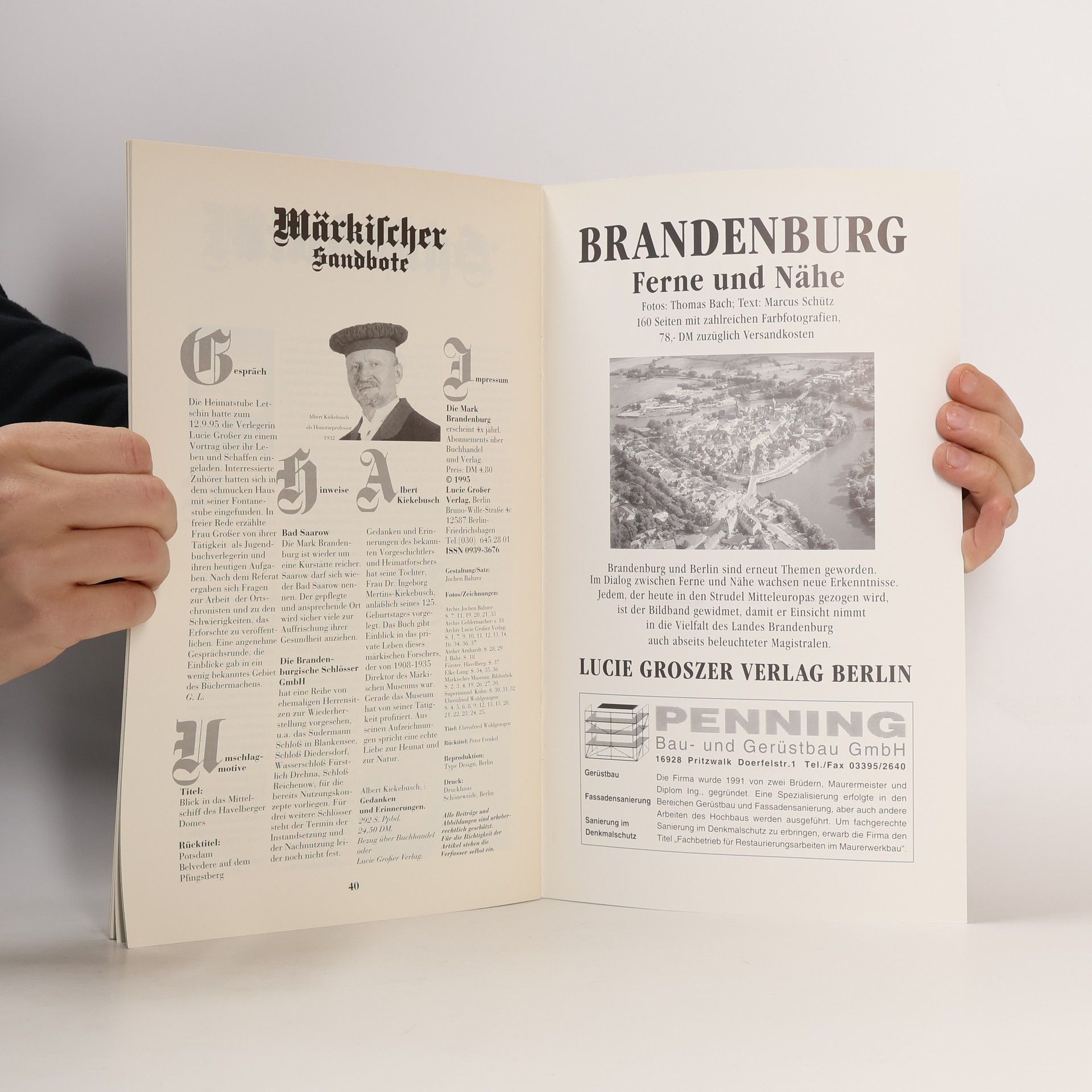 Autores varios Die Mark Brandenburg 18. Märkische Dome