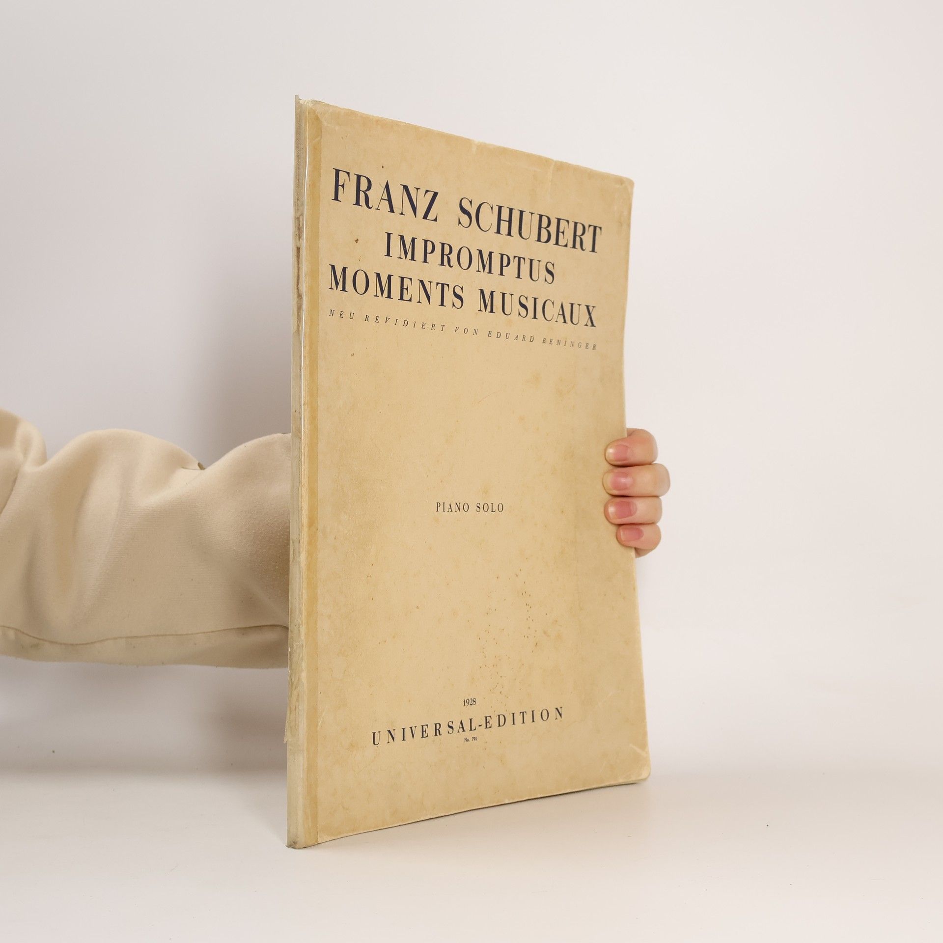 Franz Schubert. Impromptus moments musicaux