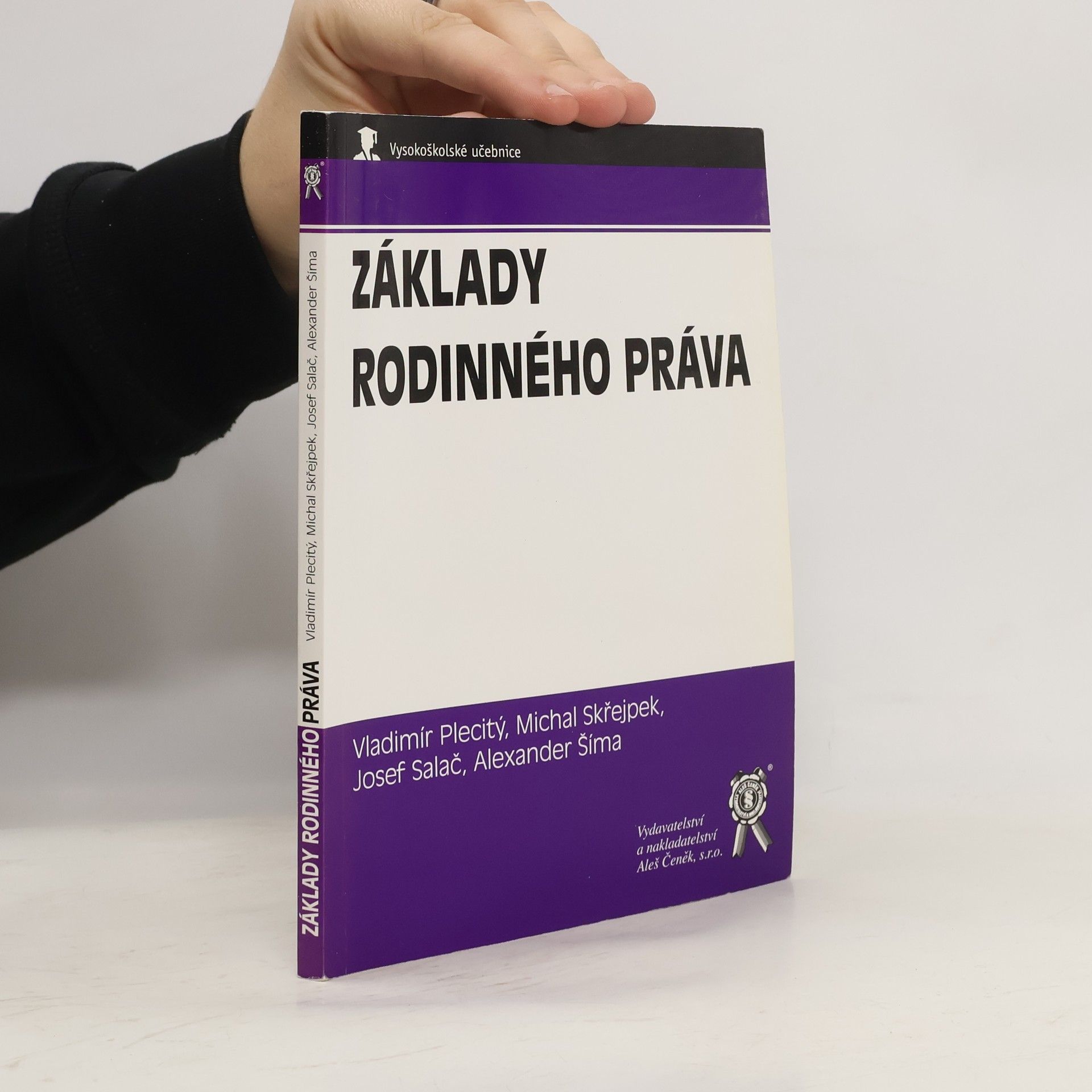 Vladimír Plecitý Základy rodinného práva