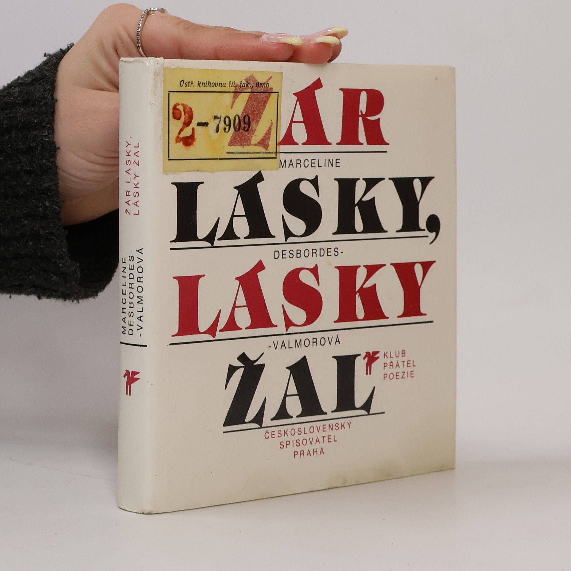 Marceline Desbordes Valmore Žár lásky, lásky žal