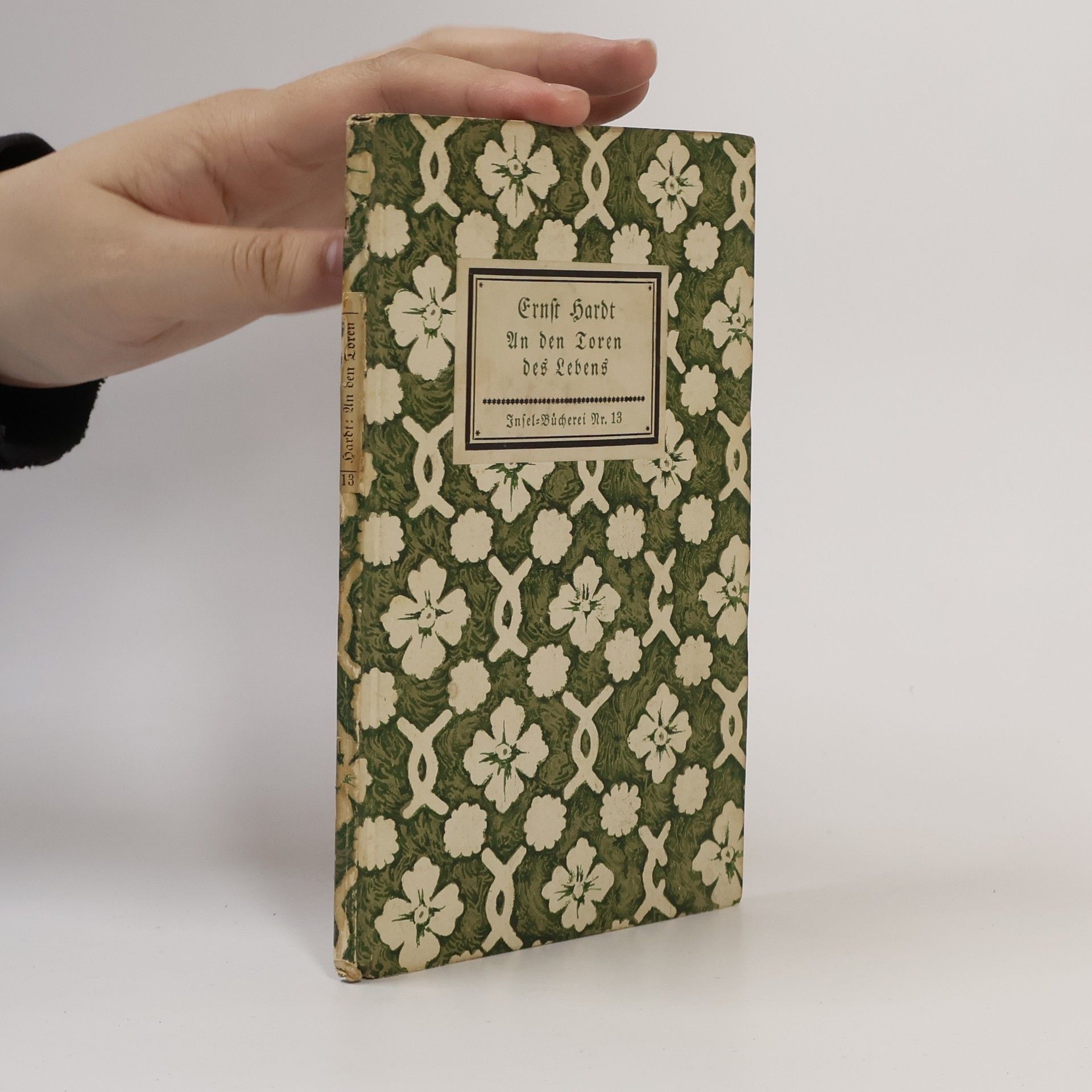 Ernst Hardt An den Toren des Lebens