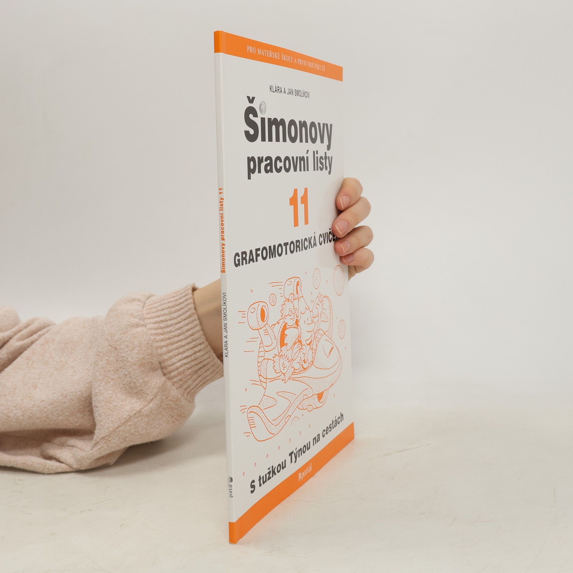 Klára Smolíková Šimonovy pracovní listy. 11, Grafomotorická cvičení : s tužkou Týnou na cestách